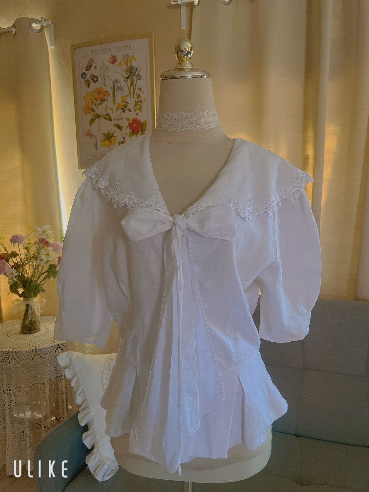 Vintage Gunne Sax Vintage White Blouse Size M / US 6-8 / IT 42-44 - 1 Thumbnail