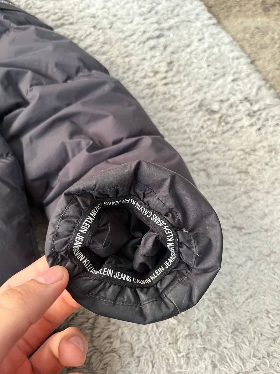 Calvin Klein Puffer Light Jacket Streetwear Vintage Logo