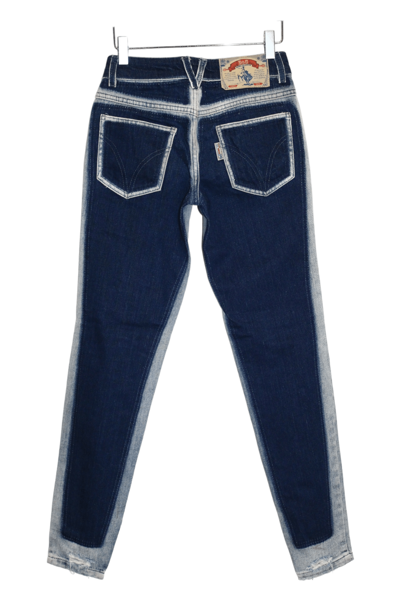 Dolce & Gabbana Dolce & Gabbana Very Tight Low Rise Bleach Skinny Jeans Size 25" / US 0 / IT 36 - 2 Thumbnail