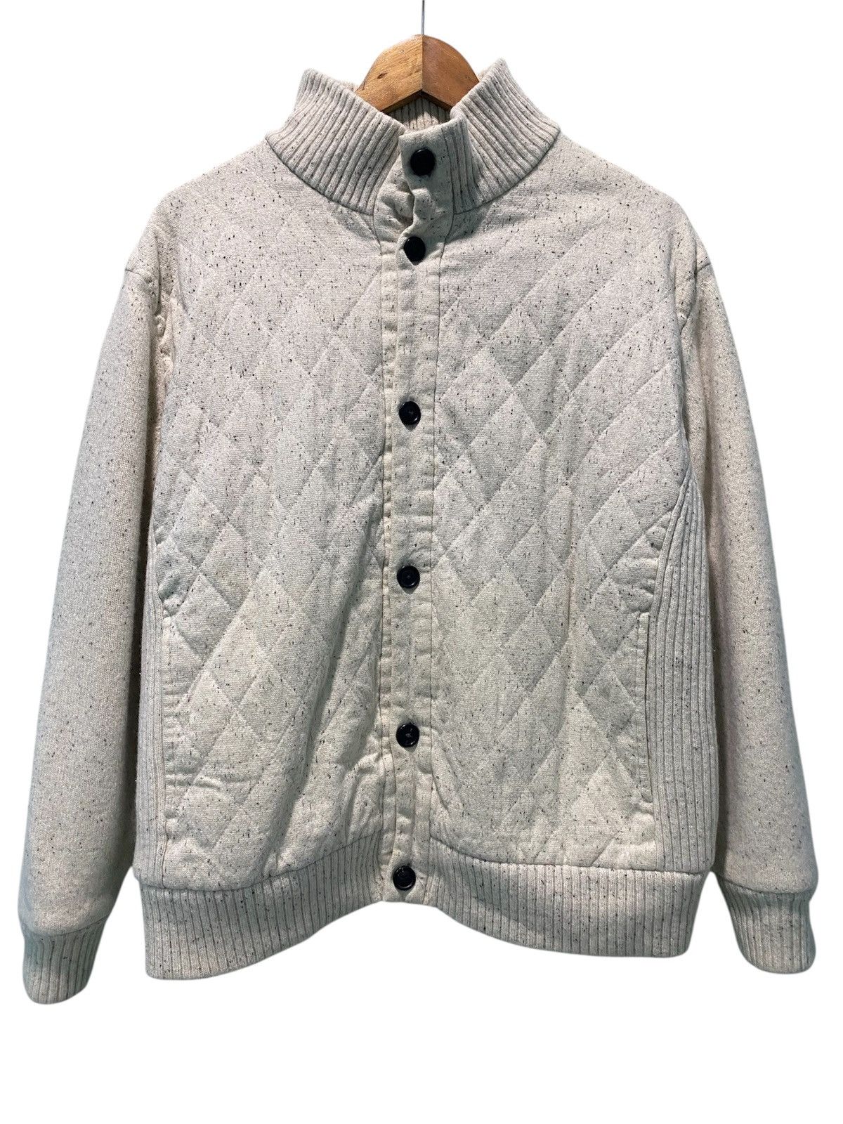 Burberry Burberry London Novacheck Quilted Knitted Japan Size US L / EU 52-54 / 3 - 2 Thumbnail