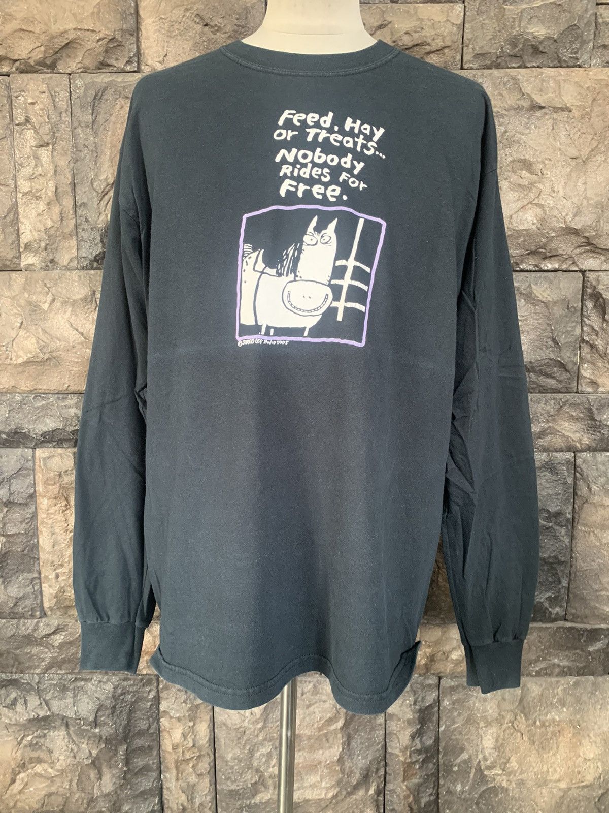 Vintage Vintage 2005 Jared Lee Studio Art Long Sleeve T shirt Size US L / EU 52-54 / 3 - 1 Thumbnail