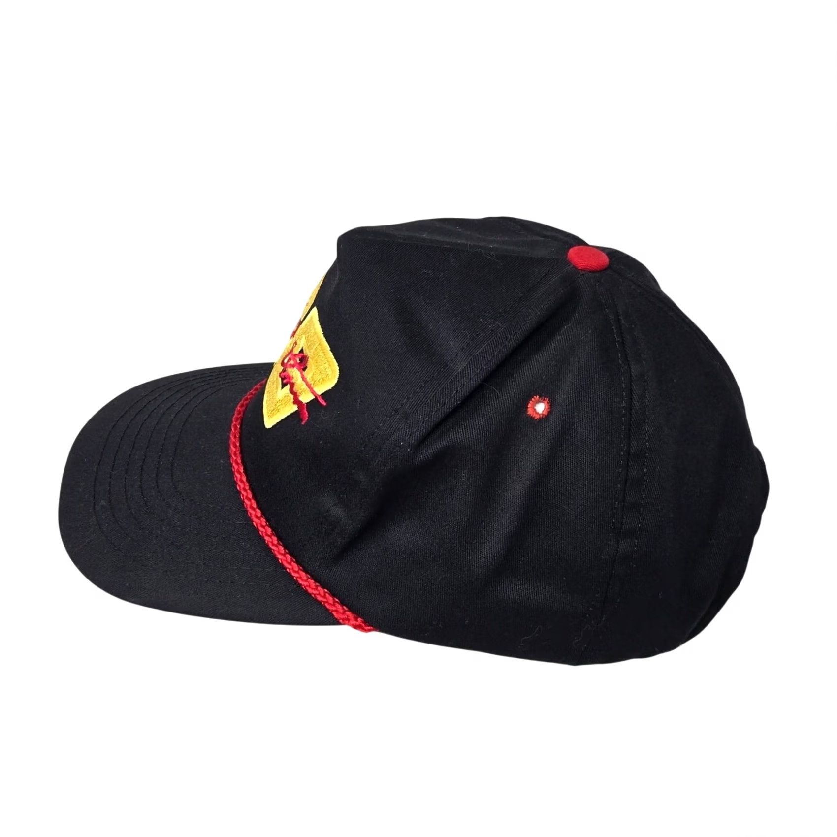 Vintage VINTAGE Ernie Irvan Havoline Trucker Hat Nascar Racing Embroidered Made In USA Men Snapback Black One Size Hat Mens Size ONE SIZE - 2 Thumbnail