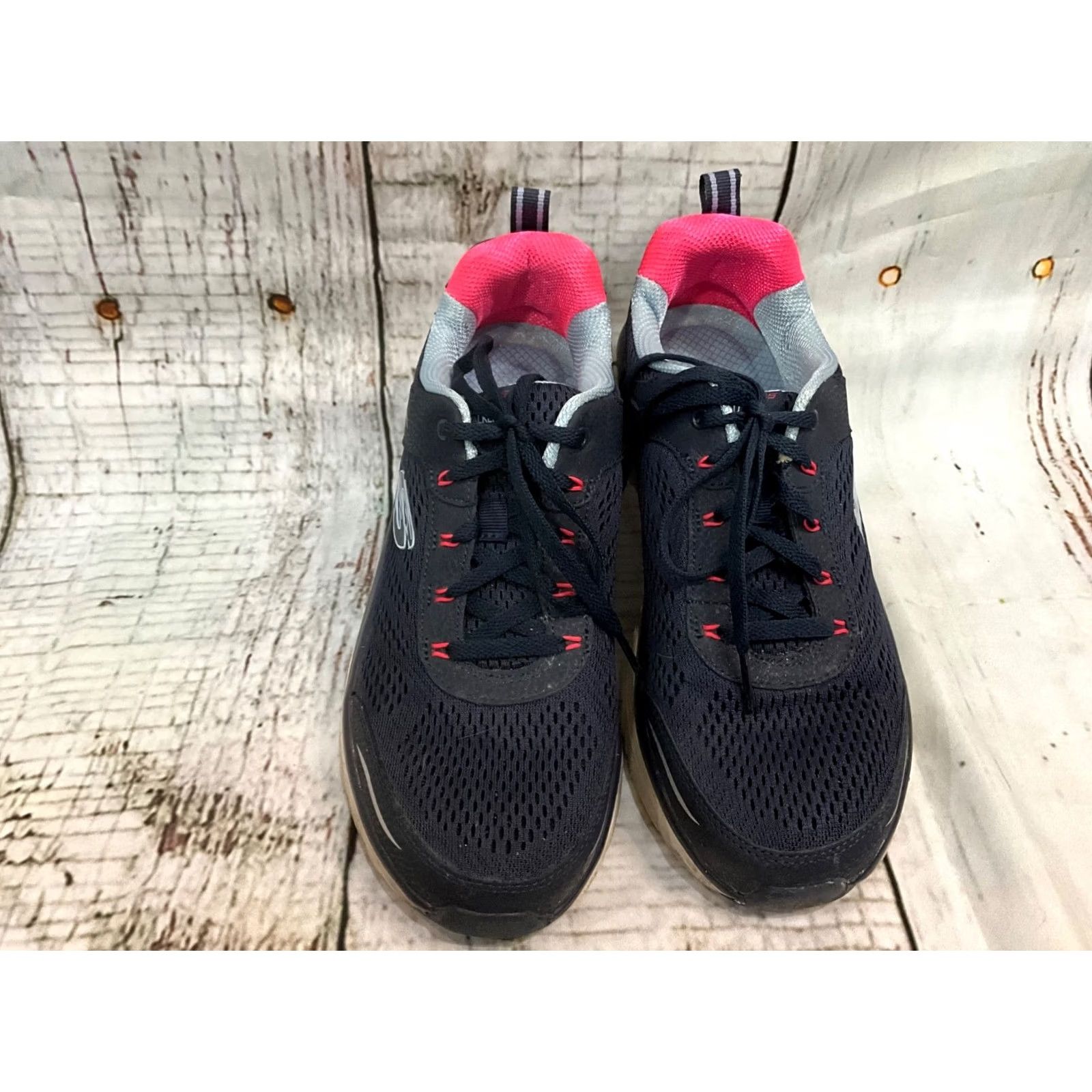 SKECHERS Skechers D'Lux Walker Cool Grove Womens Athletic Shoes Black MultI Relaxed Fit 9.5 Low Top Rubber Outsole Breathable Air-Cooled Memory Foam Comfort Size US 10 / IT 40 - 4 Thumbnail