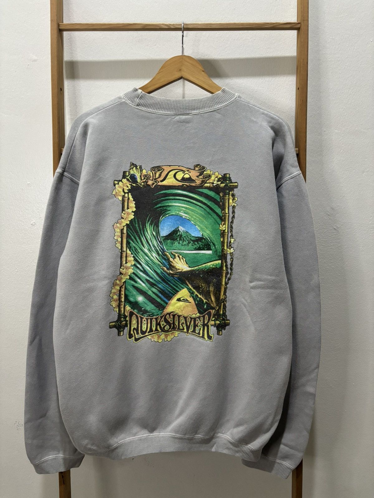 Quiksilver Vintage Quiksilver Surfing Photo tee Sweatshirt Size US L / EU 52-54 / 3 - 1 Thumbnail
