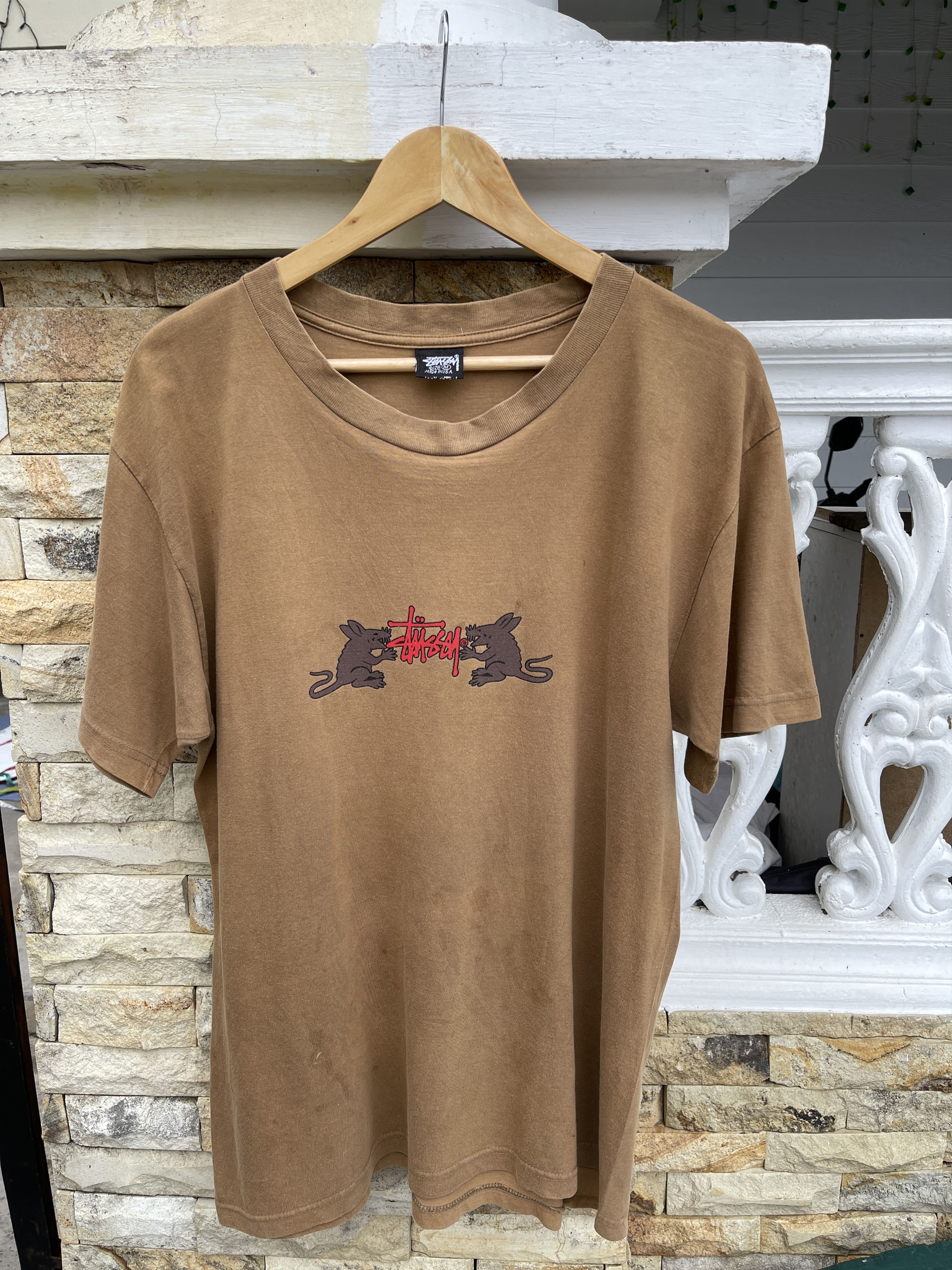 Stussy Very Rare🔥Vintage 80s Stussy Rat Pack Faded Tee Size US M / EU 48-50 / 2 - 2 Thumbnail