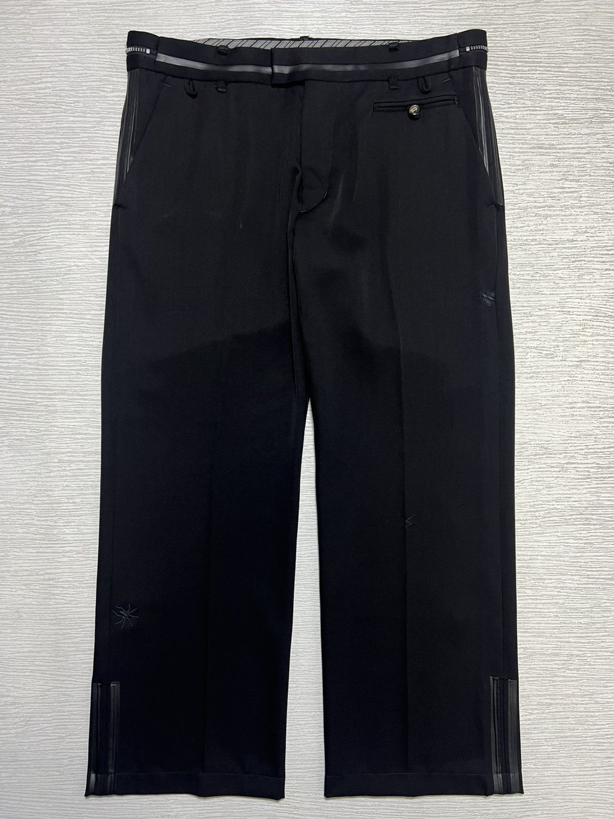Undercover Undercover - Insects Embroidered Adjustable Waist Pants Size US 33 - 1 Thumbnail