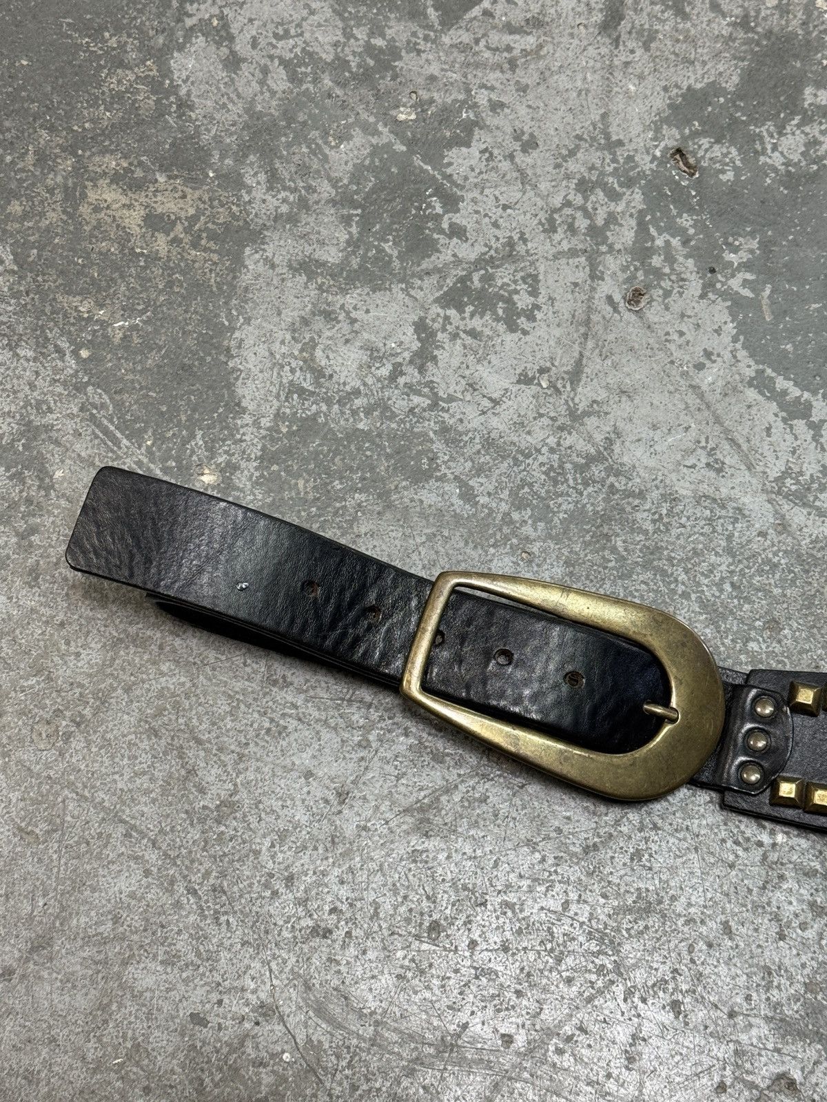 Roberto Cavalli Vintage Robero Cavalli Genuine Leather Belt With Studs Size ONE SIZE - 3 Thumbnail