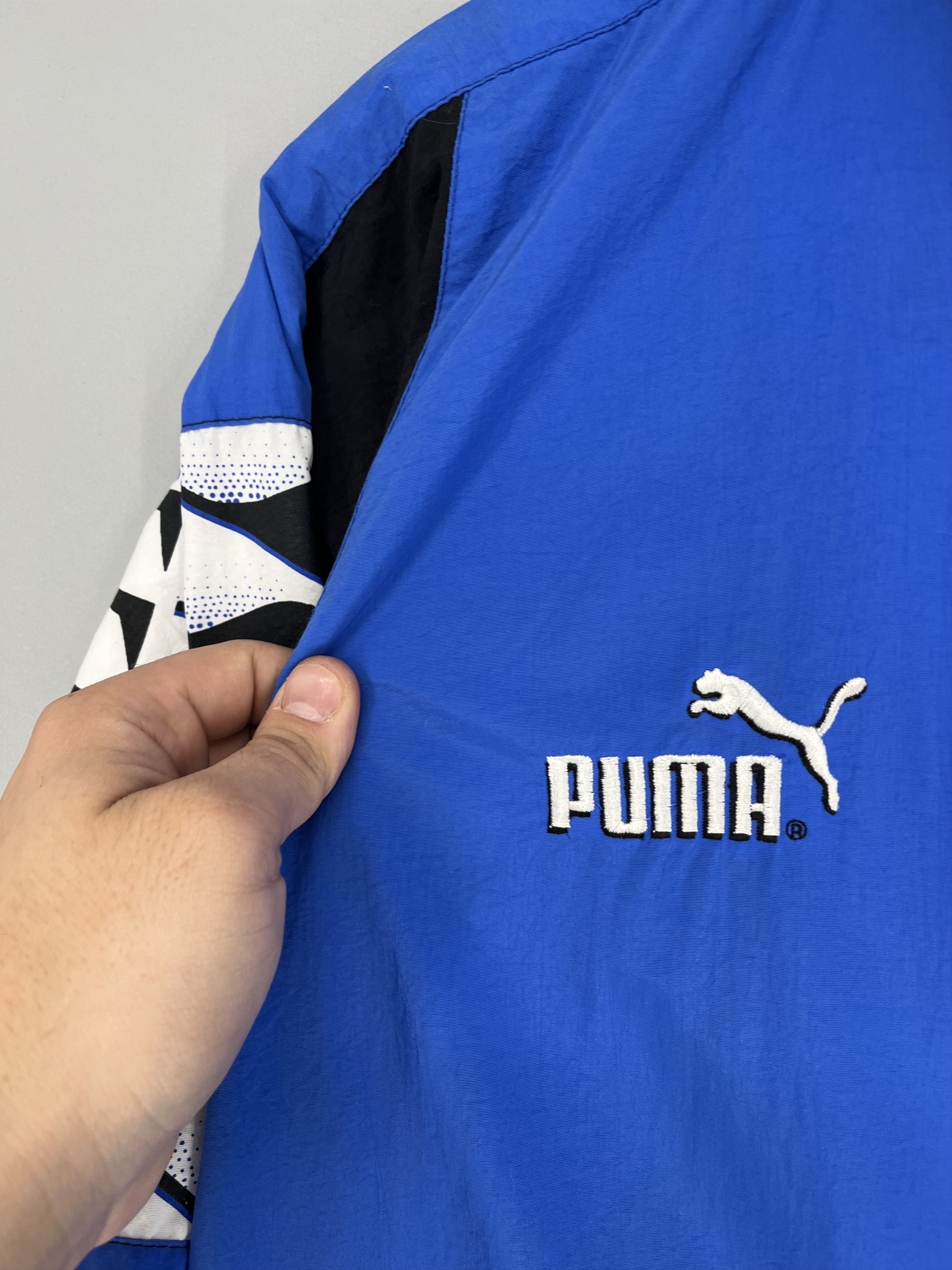Puma 90s Vintage Puma Sport Track Suit Sweatshirt + Pants Size US L / EU 52-54 / 3 - 6 Thumbnail