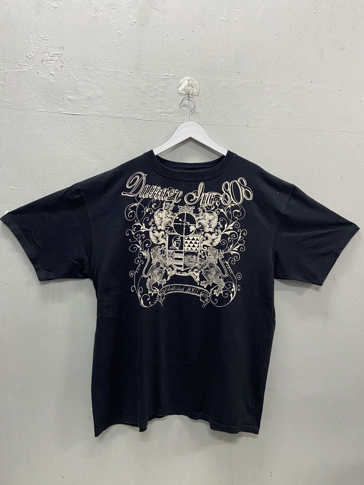 Band Tees DAMAGED INC. 808 TEE SHIRT Size US XXL / EU 58 / 5 - 1 Thumbnail