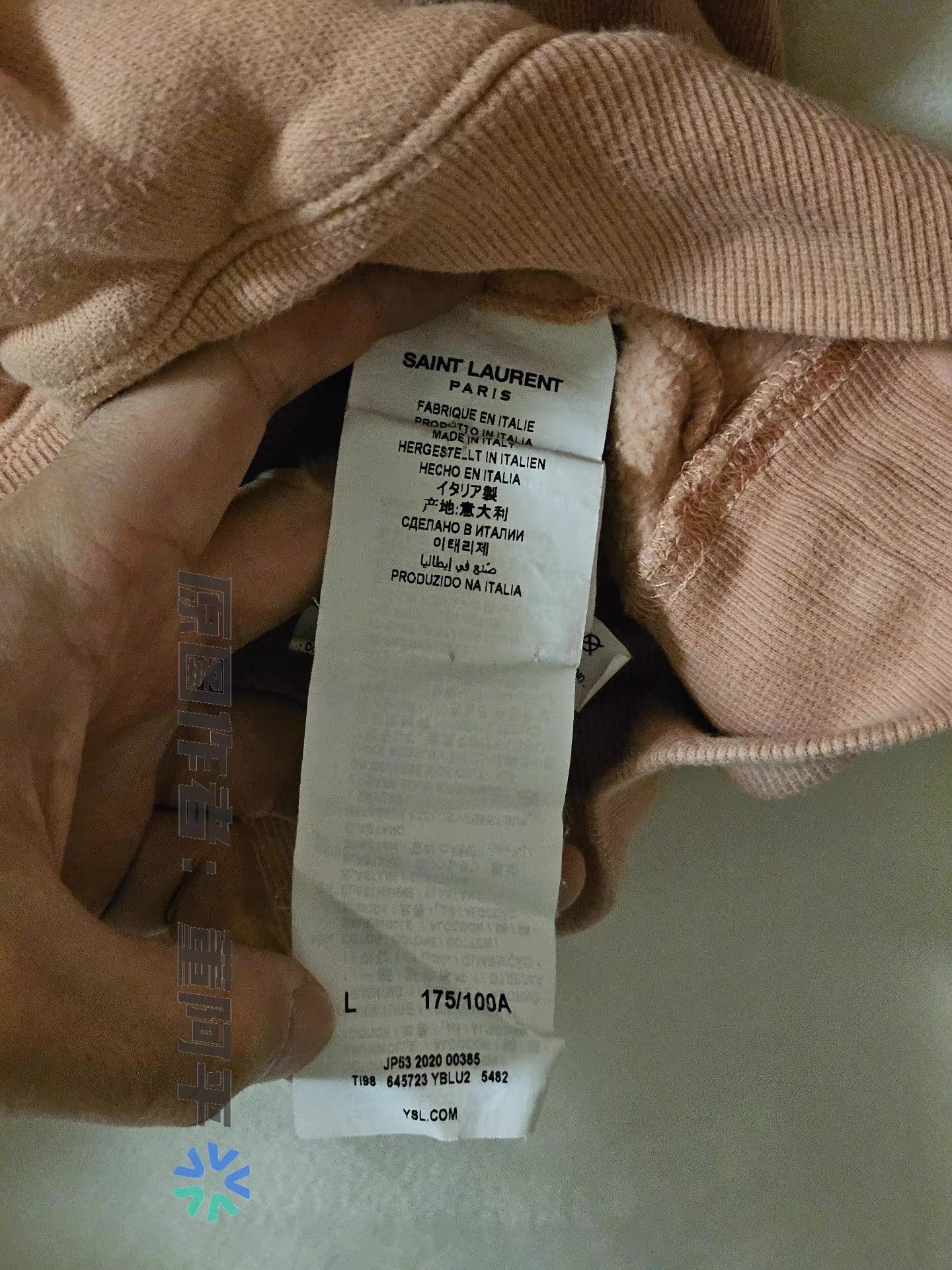 Saint Laurent Paris Saint Laurent Unisex Hooded Sweatshirt, Size US L / EU 52-54 / 3 - 5 Thumbnail