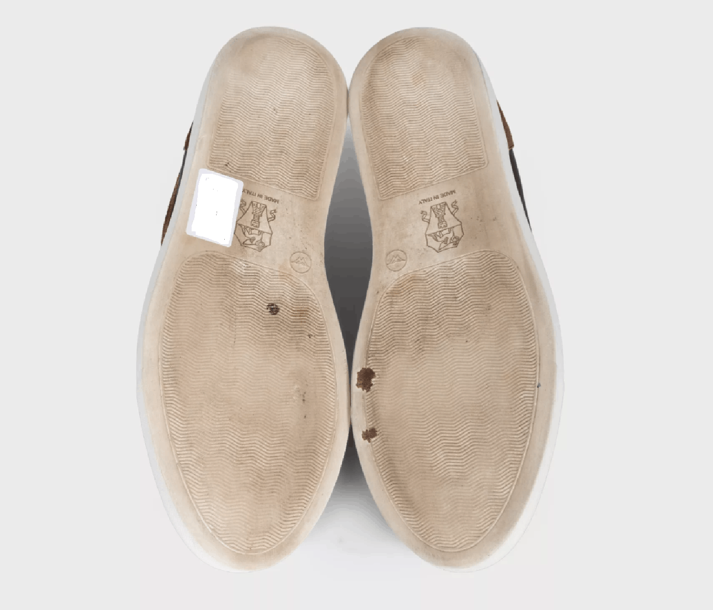 Brunello Cucinelli Brunello Cucinelli Brown Leather Suede Sneakers Men EU43 Size US 10 / EU 43 - 5 Thumbnail