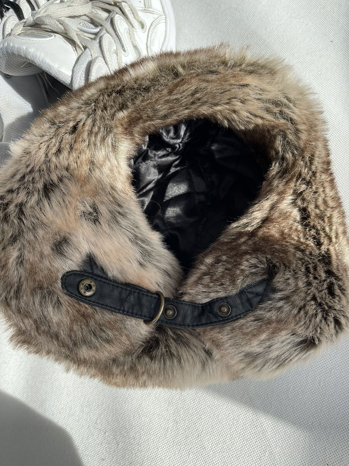 Japanese Brand Vintage fuzzy mohair japanese ushanka hat avant garde Size ONE SIZE - 9 Thumbnail