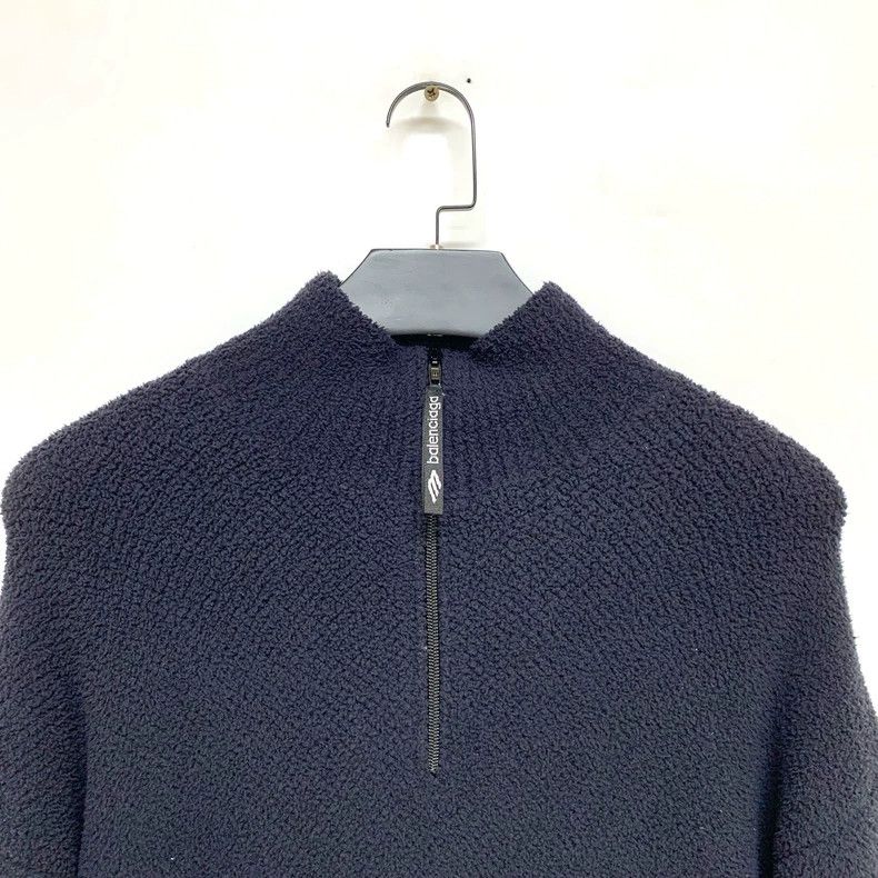 Balenciaga Balenciaga Polar fleece half zip sweatshirt Size US XS / EU 42 / 0 - 6 Thumbnail
