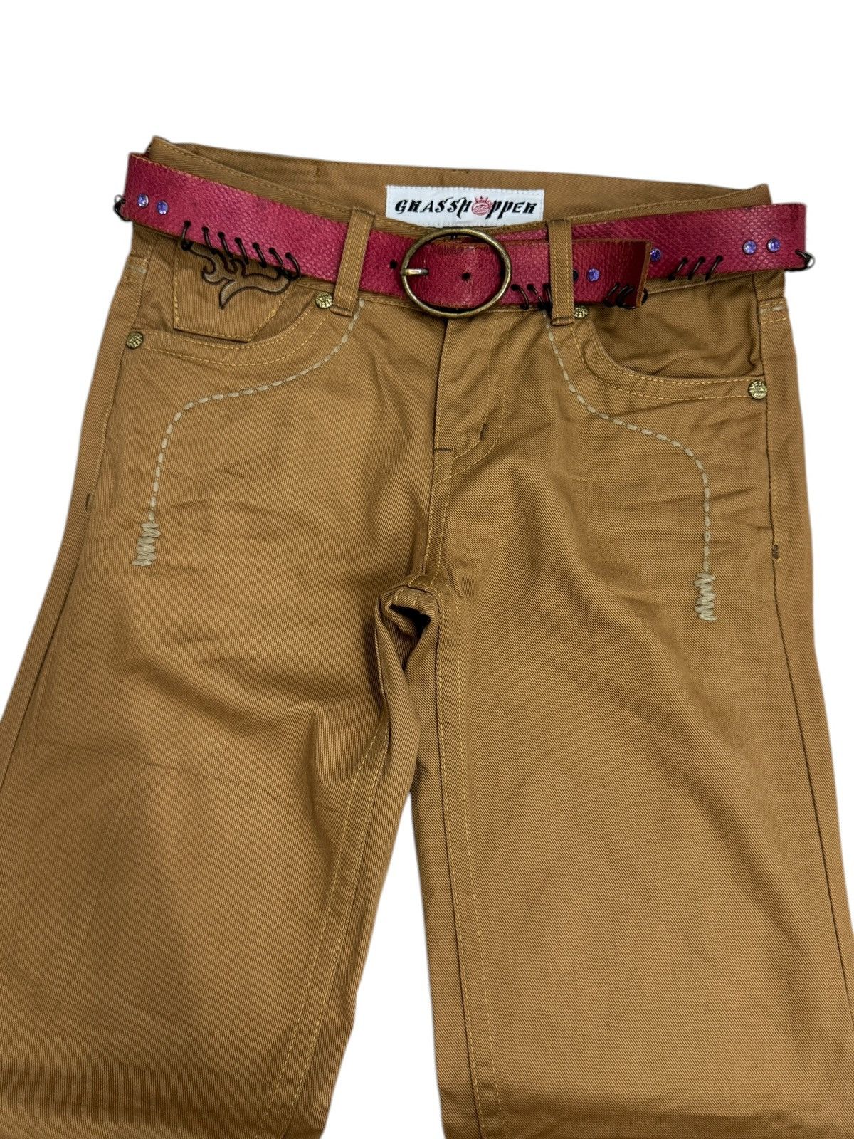 Hysteric Glamour × Japanese Brand × Seditionaries Flared GRASS HOPPER Seditionaries Back Embroidered Size US 28 / EU 44 - 5 Thumbnail
