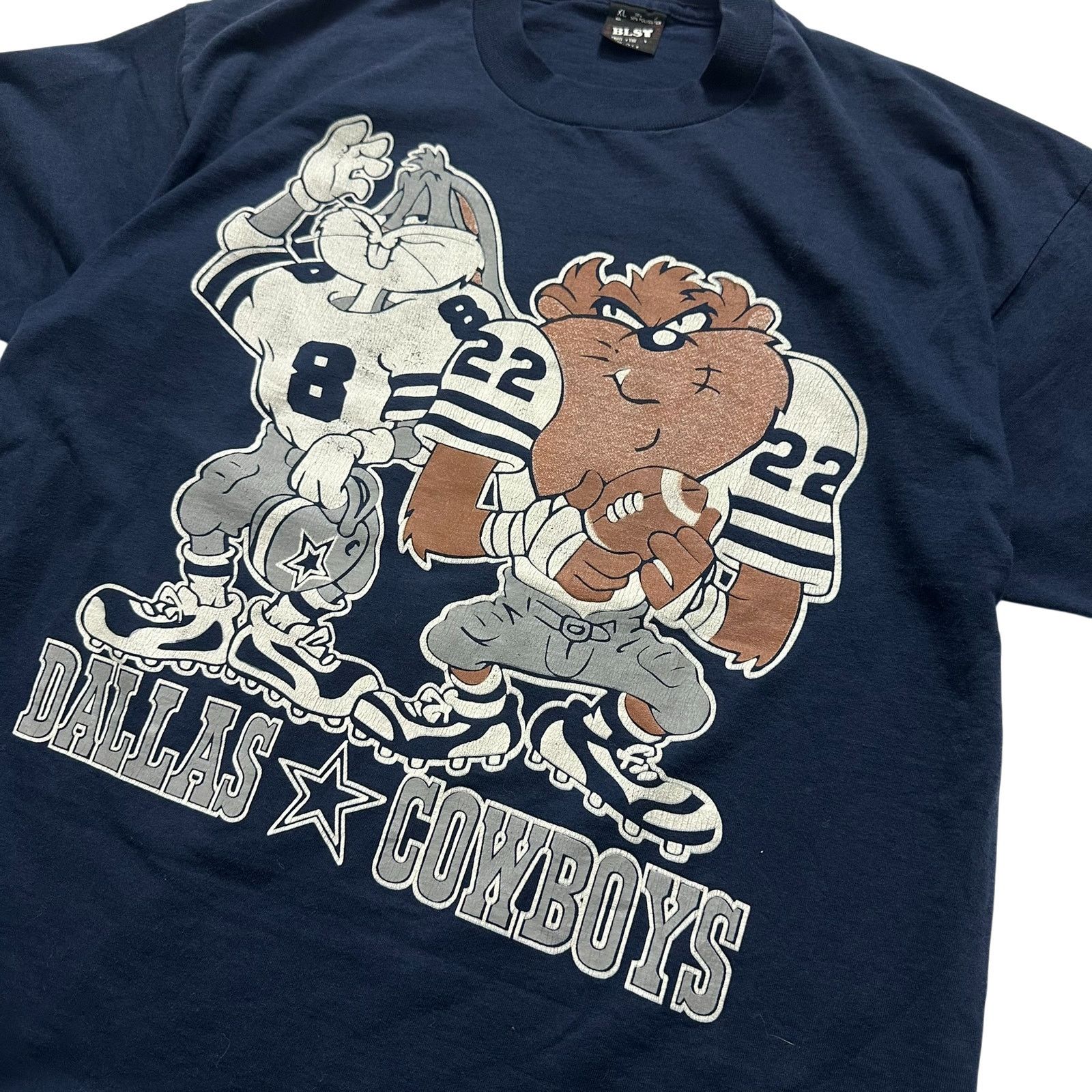 NFL Vtg Dallas Cowboys Looney Tunes T-Shirt Bugs Taz XL Size US XL / EU 56 / 4 - 2 Thumbnail