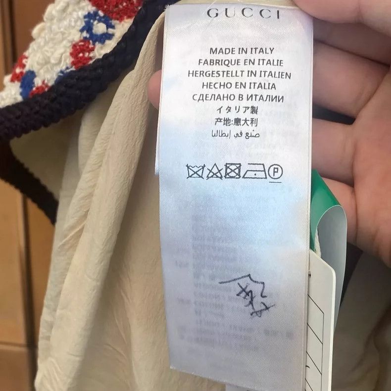 Gucci Gucci Popular old flower full-print gold-button tweed dress Size XS / US 0-2 / IT 36-38 - 3 Thumbnail