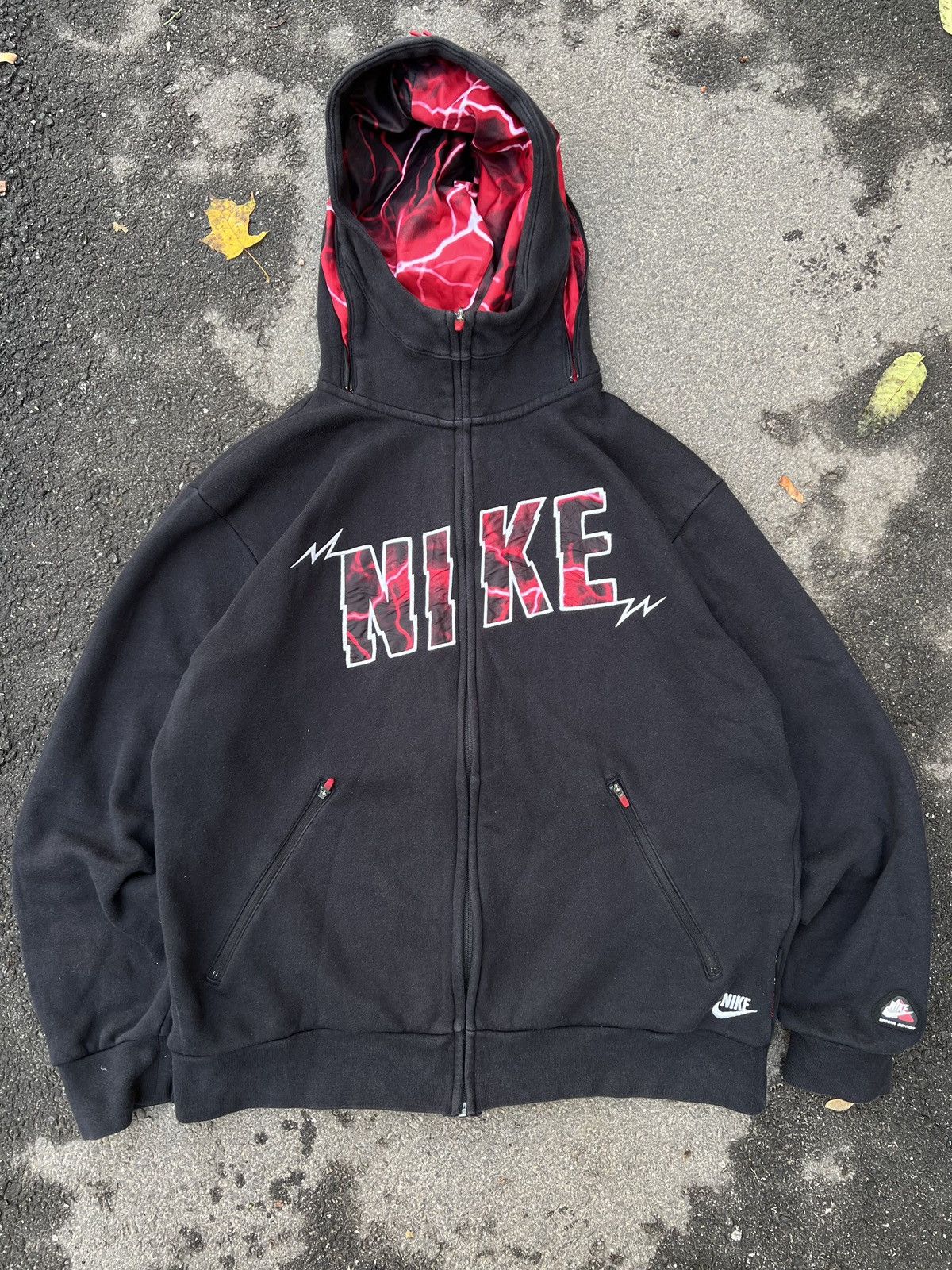 Nike Vintage Nike Spellout Zip Up Hoodie big centr logo y2k Size US M / EU 48-50 / 2 - 1 Thumbnail