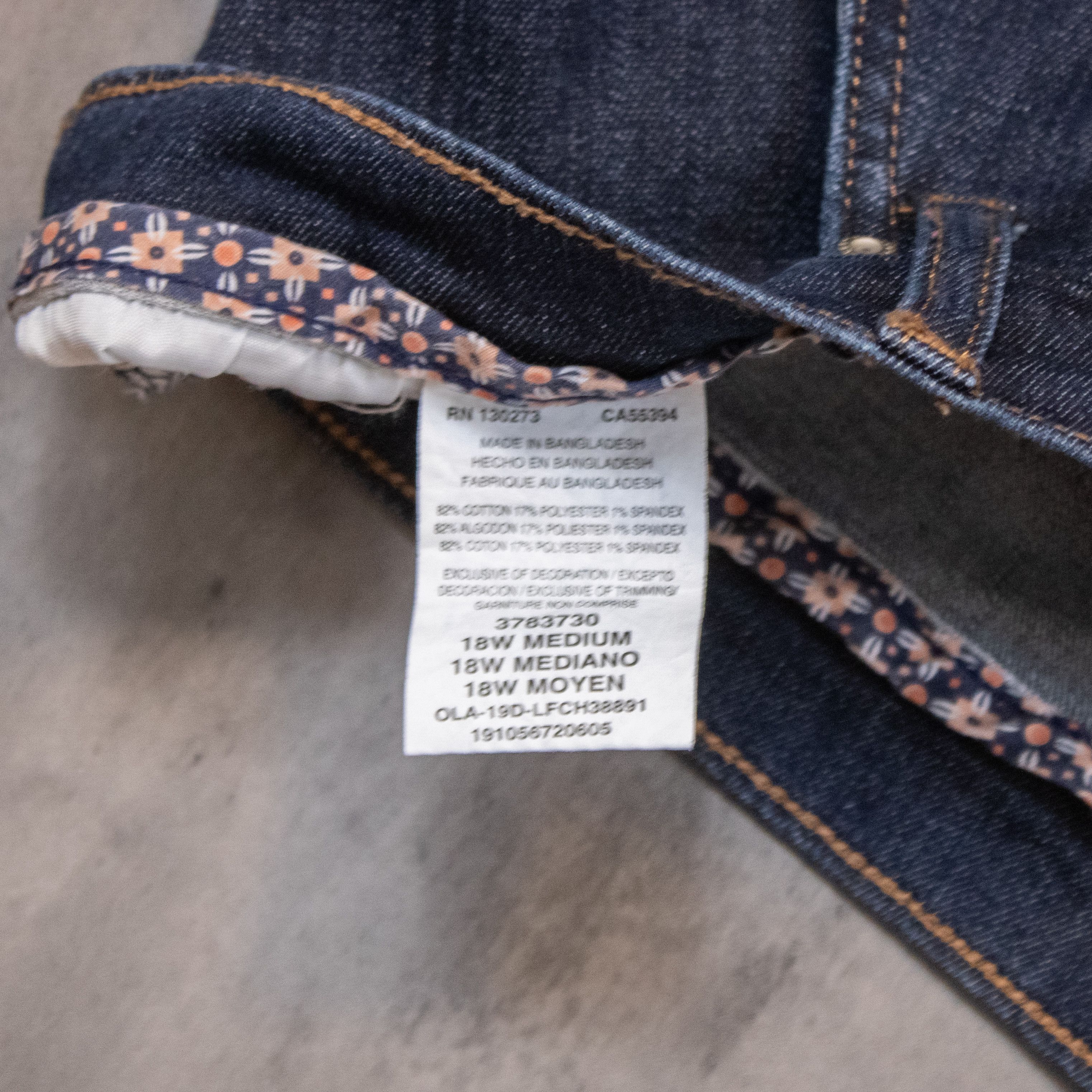 Lee Lee Relax Indigo Baggy Jean Denim Jorts Shorts Size US 38 / EU 54 - 11 Thumbnail