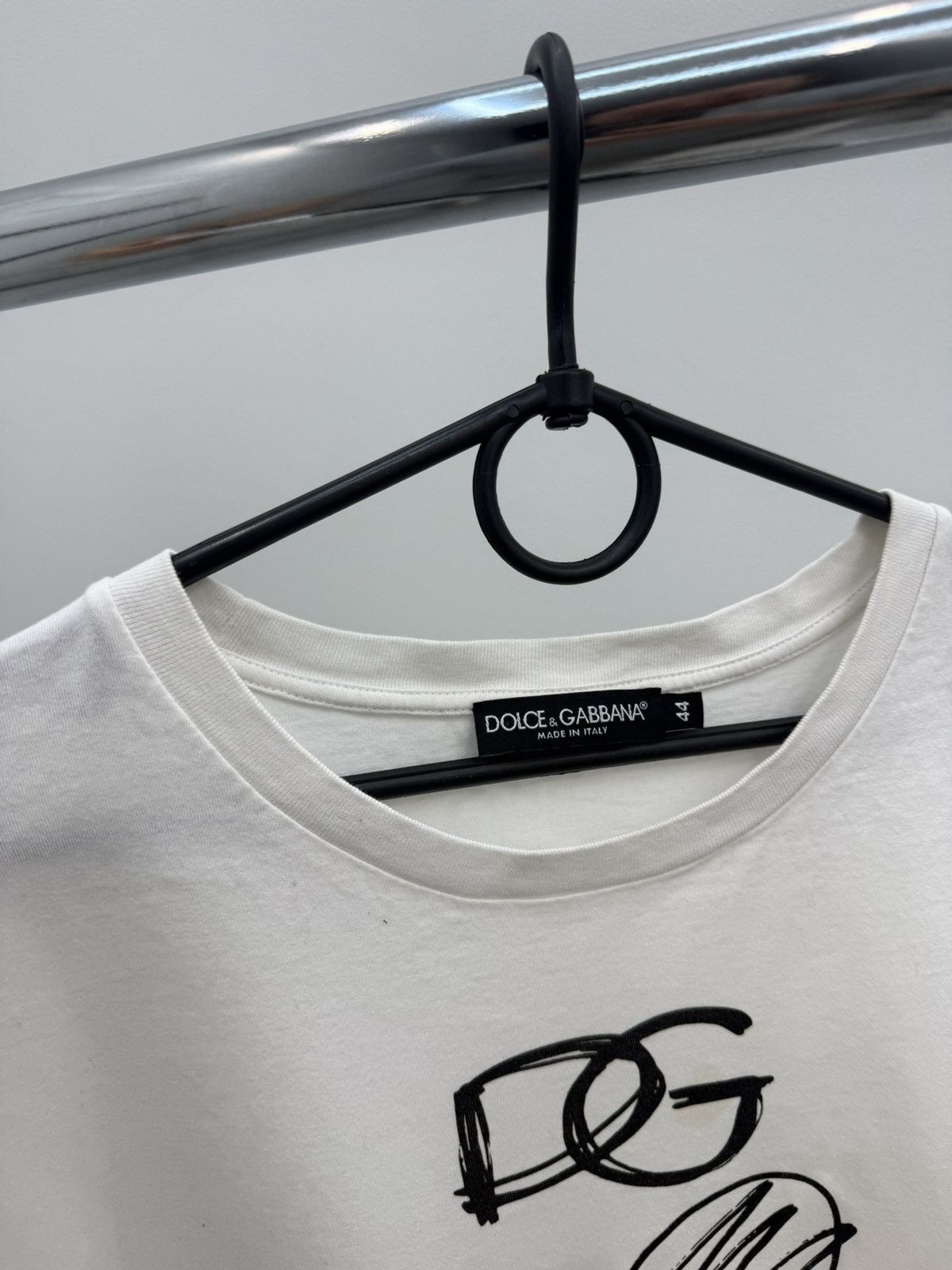 Dolce & Gabbana Dolce & Gabbana DG Heart Logo Printed Cotton T-shirt Tee Size M / US 6-8 / IT 42-44 - 2 Thumbnail
