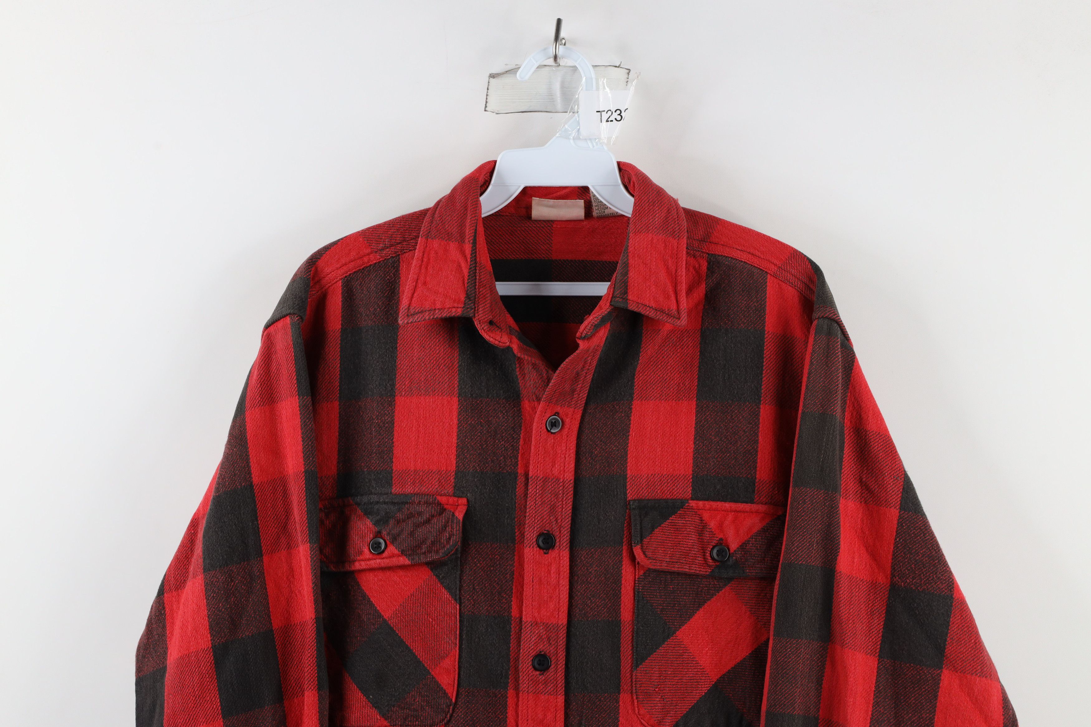 FiveBrother × Vintage Vintage 90s Five Brother Heavyweight Flannel Button Shirt Size US L / EU 52-54 / 3 - 2 Thumbnail