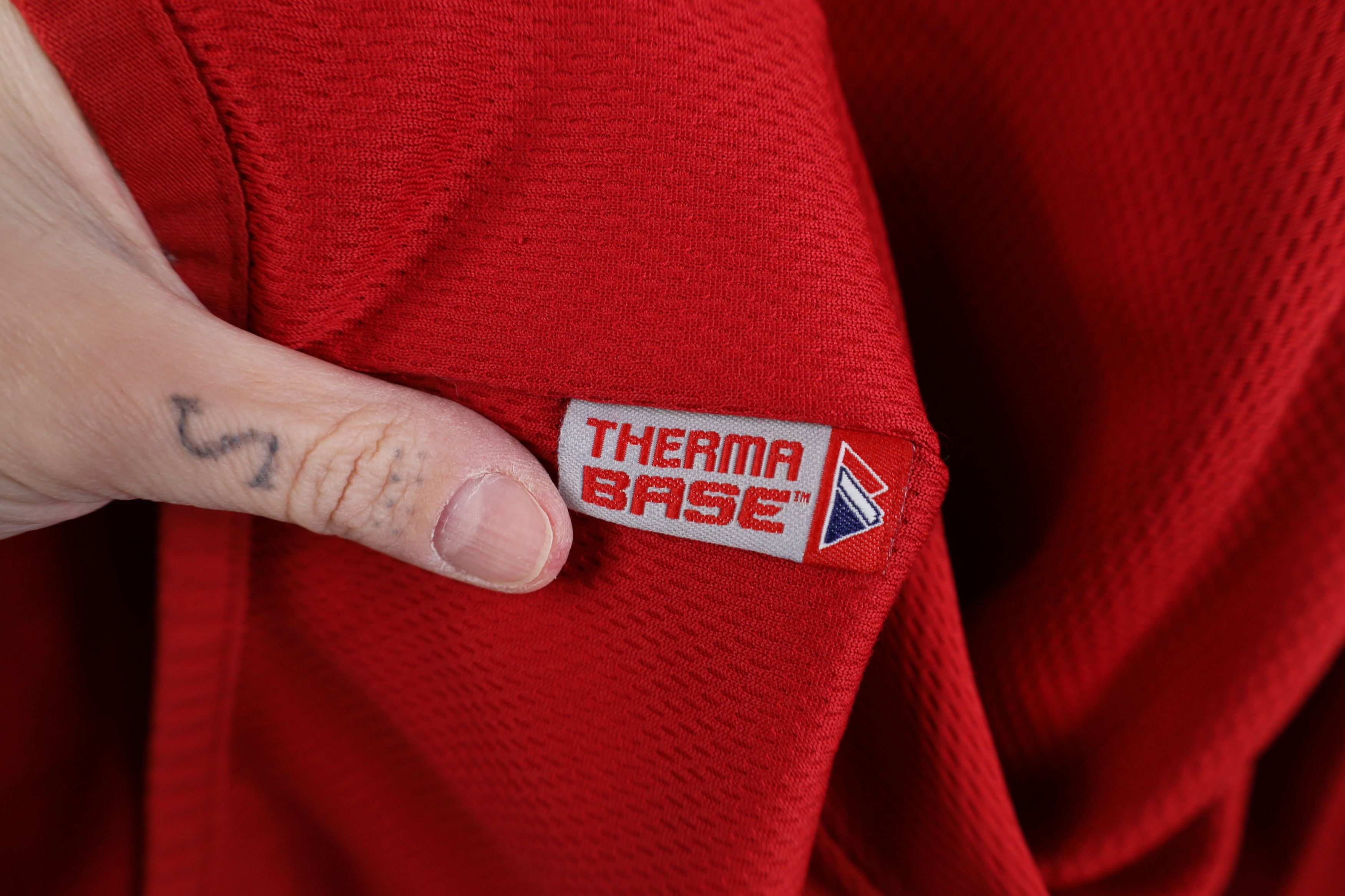 Majestic Vintage Majestic Therma Base Indians Thermal Sweatshirt Size US L / EU 52-54 / 3 - 11 Thumbnail
