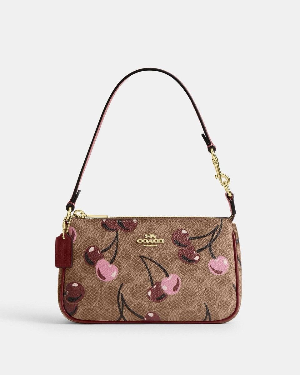 Coach COACH CZ011 Nolita 19 Signature Canvas & Leather Cherry Prin Size ONE SIZE - 1 Preview