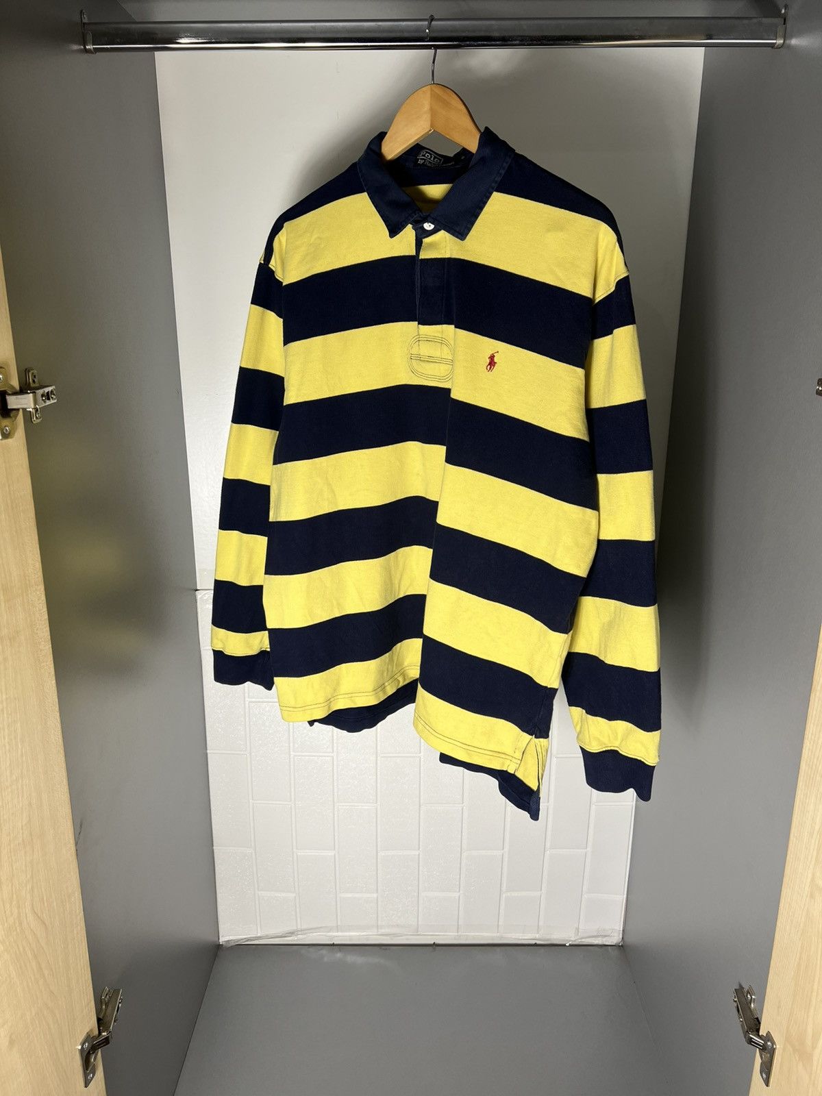 Polo Ralph Lauren VINTAGE POLO RALPH LAUREN RETRO DESIGNER RUGBY CASUAL 90s Size US L / EU 52-54 / 3 - 6 Thumbnail