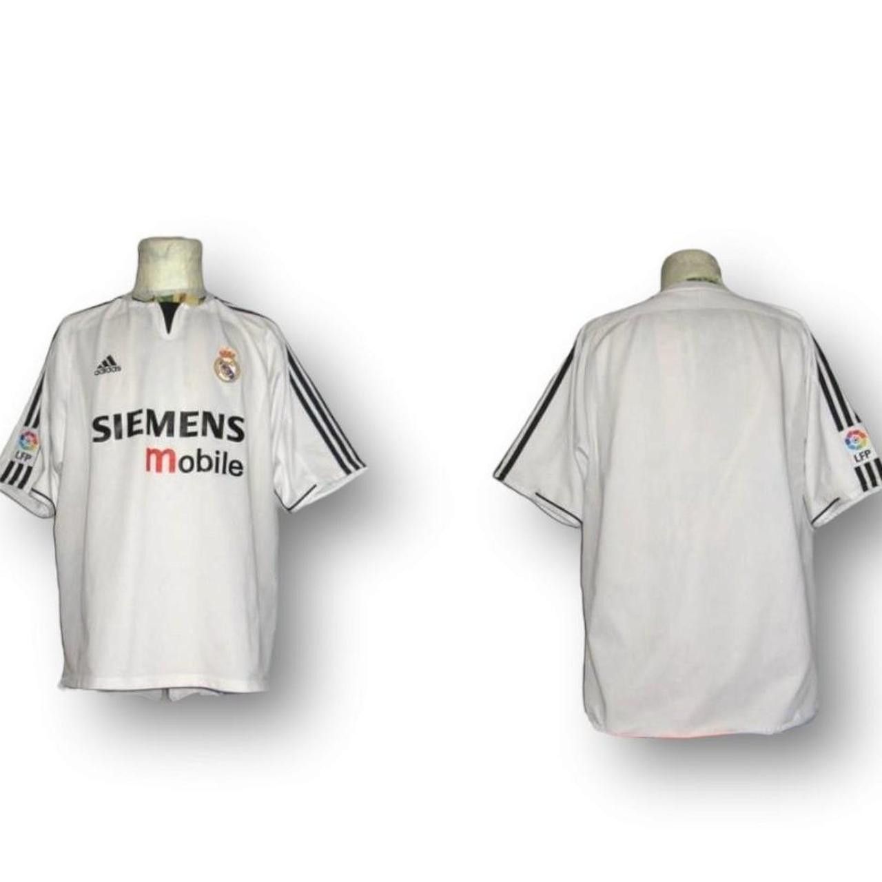 Adidas Real Madrid 2003 2004 Home Shirt Jersey Size US XL / EU 56 / 4 - 2 Thumbnail