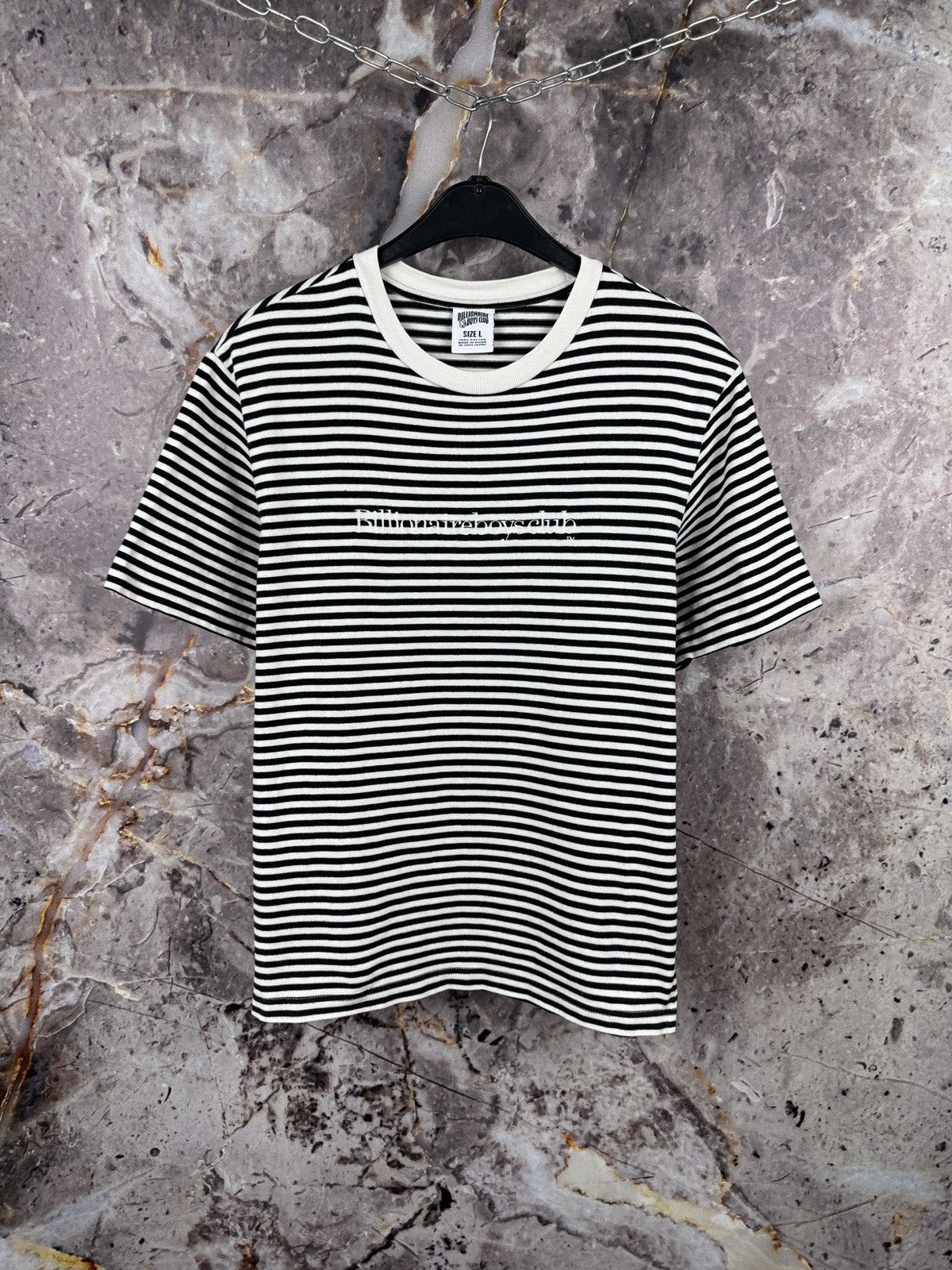 Billionaire Boys Club Men’s Billionaire Boys Club BBC Striped T-Shirt Size Large Size US L / EU 52-54 / 3 - 1 Thumbnail