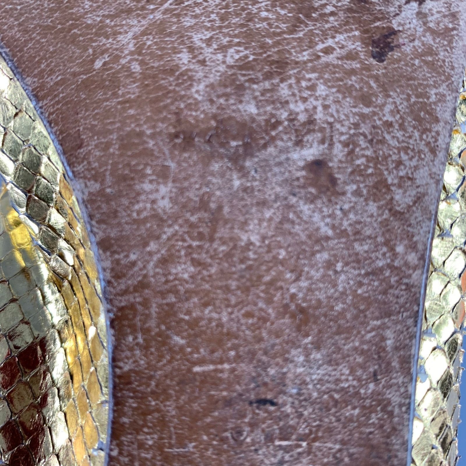 Lanvin LANVIN Size 6.5 Gold Pink Snake Skin Ballet Flats Size US 6.5 / IT 36.5 - 8 Thumbnail