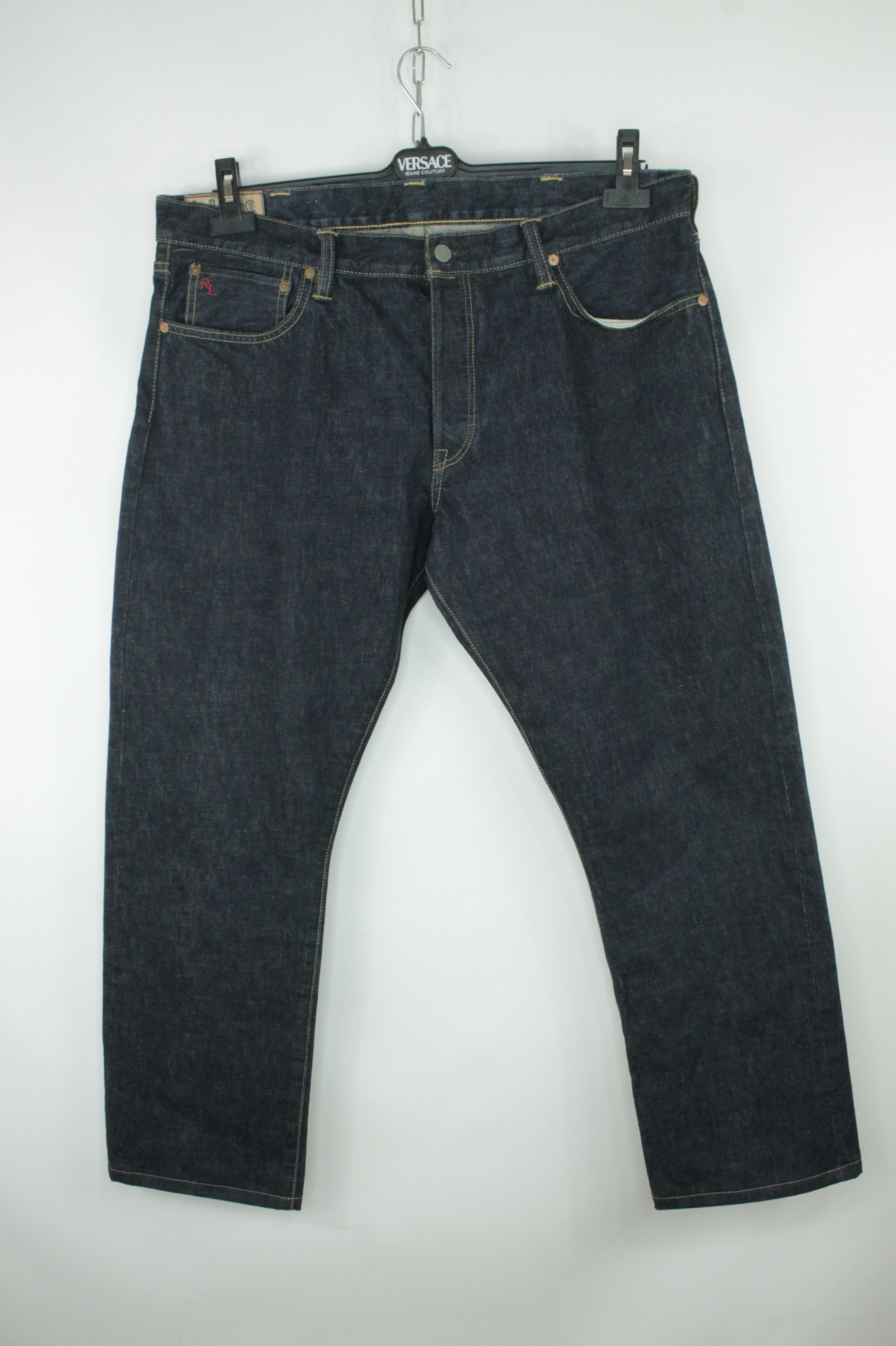 Polo Ralph Lauren Polo Ralph Lauren 625 Varick Slim Raw Selvedge Denim Jeans Size US 38 / EU 54 - 1 Thumbnail