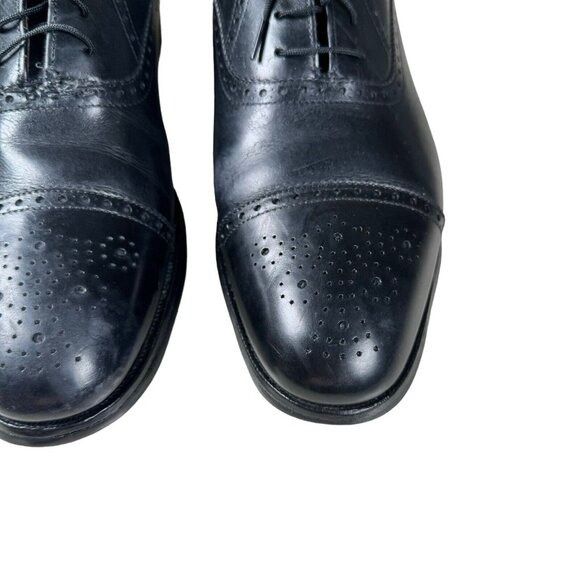 Brooks Brothers Brooks Brothers Peal & Co Made in England Black Leather Oxfo Size US 10 / EU 43 - 7 Thumbnail