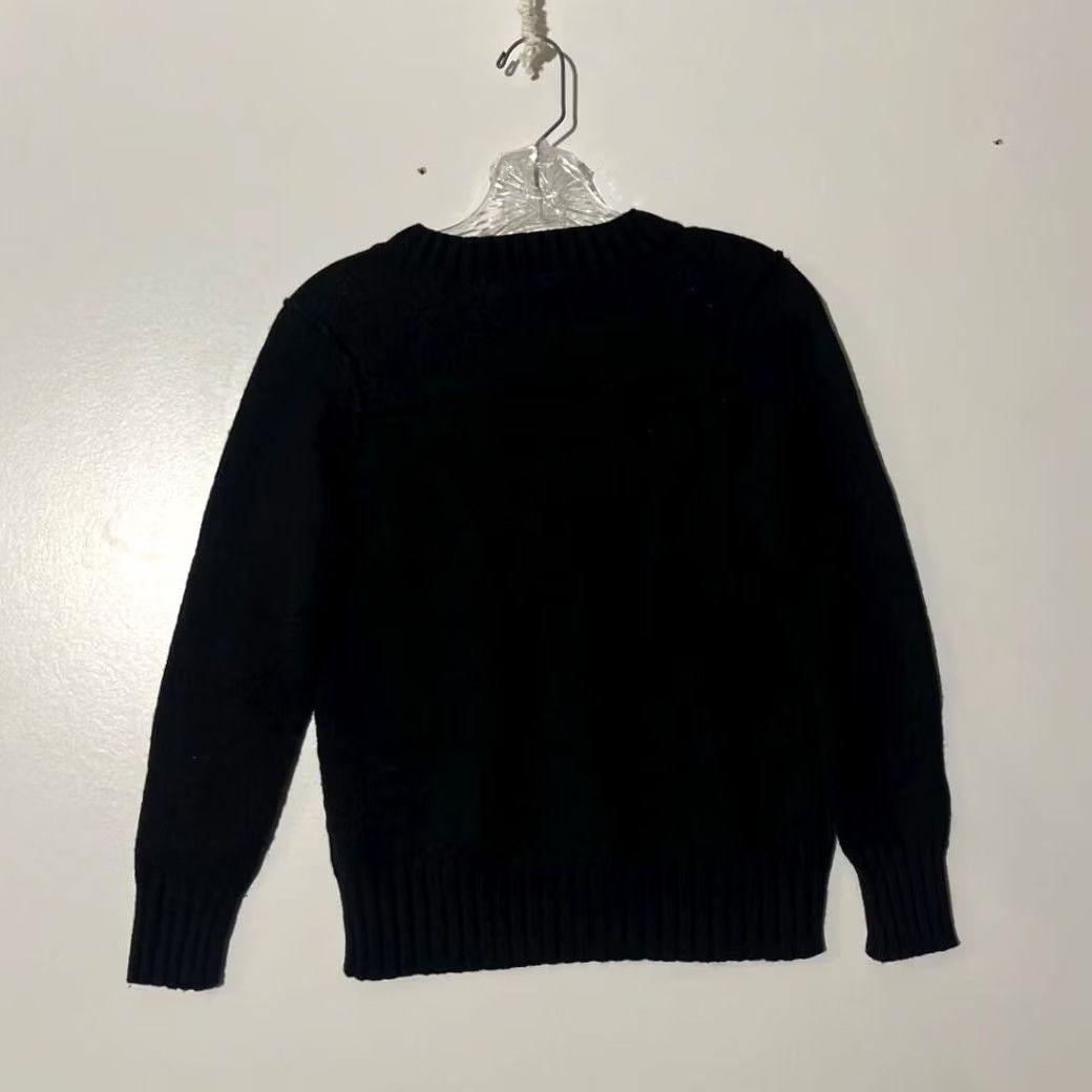 Banana Republic Banana Republic V-Neck Wool Knit Pullover Black Long Sleeve Sweater Women Size M Size M / US 6-8 / IT 42-44 - 4 Thumbnail