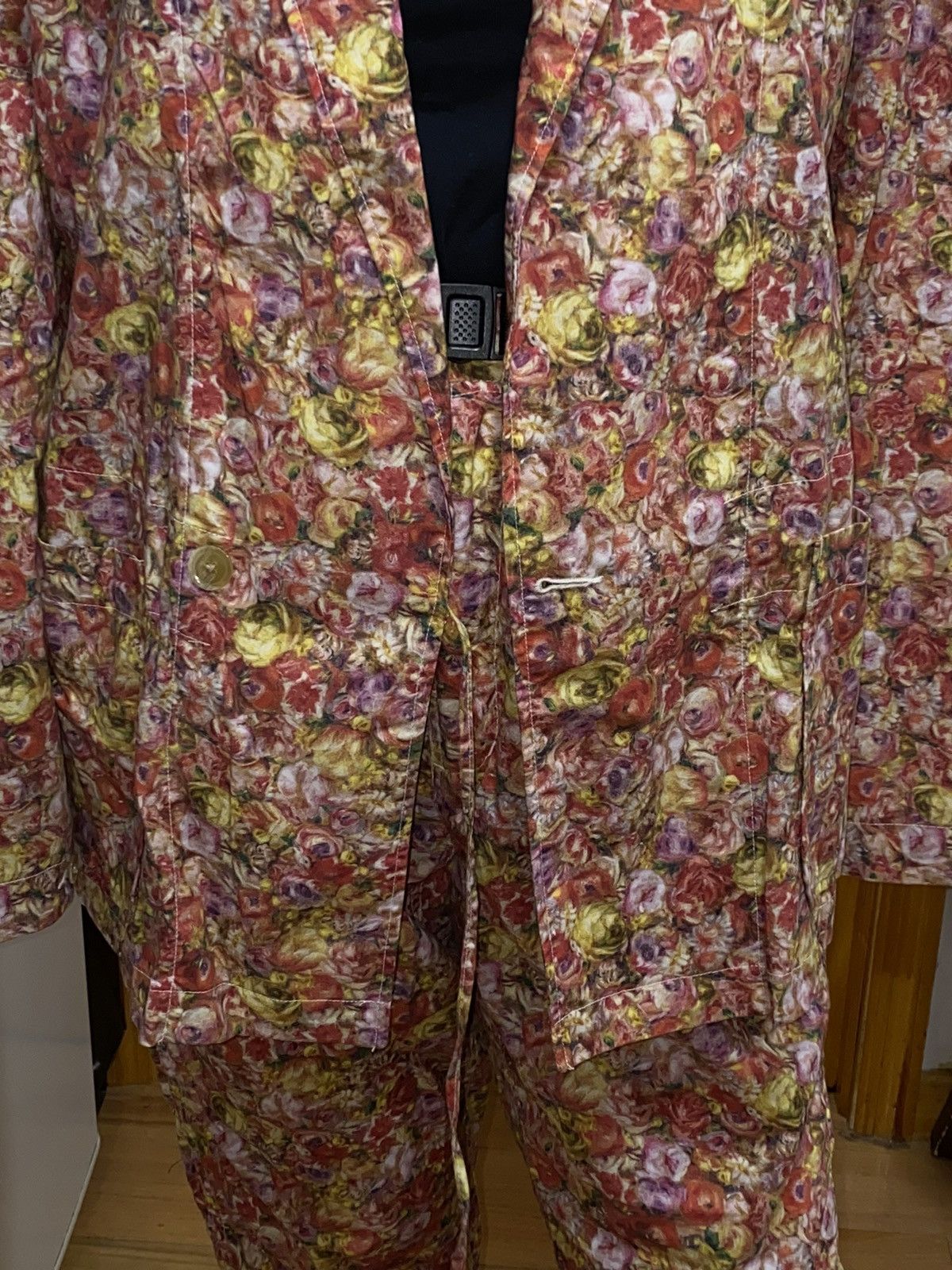 Nepenthes Floral print Matching Blazer & Easy Pant by A.I.E. Size US M / EU 48-50 / 2 - 8 Thumbnail
