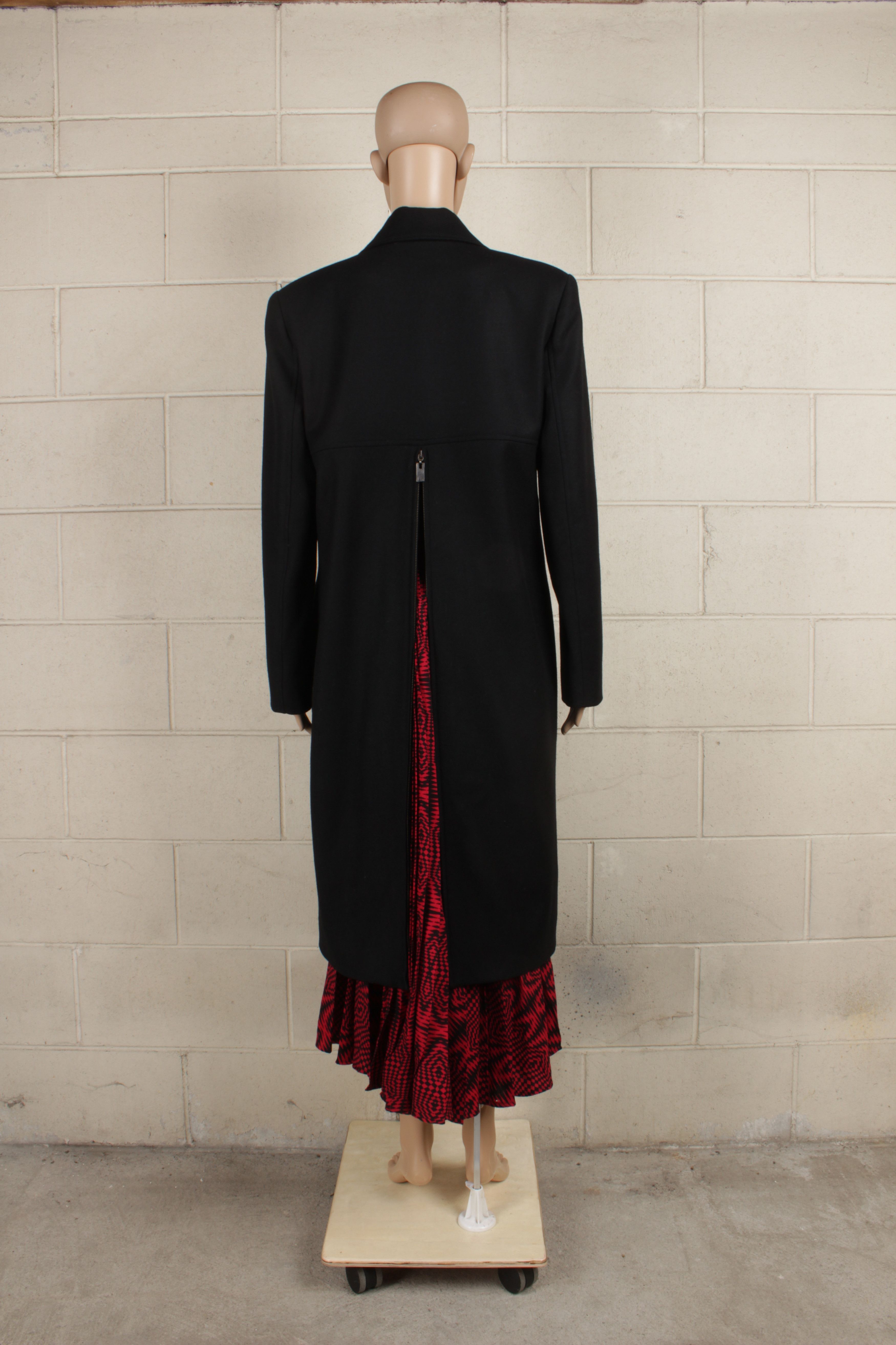 Claude Montana 1998 Wool Coat with Zip Back Size M / US 6-8 / IT 42-44 - 4 Thumbnail