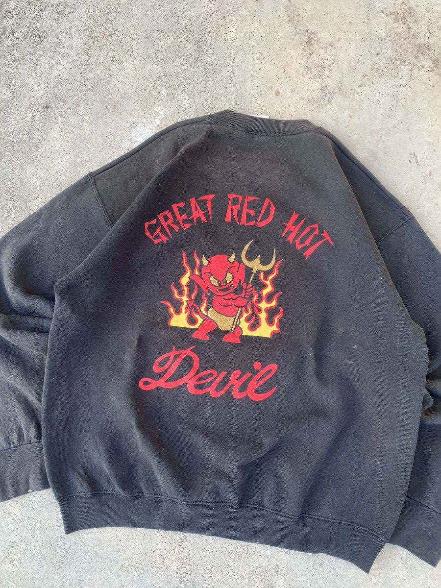 Dogtown Vintage 90s Thrashed Faded DogTown Skate Baggy Sweatshirt Size US XL / EU 56 / 4 - 2 Thumbnail