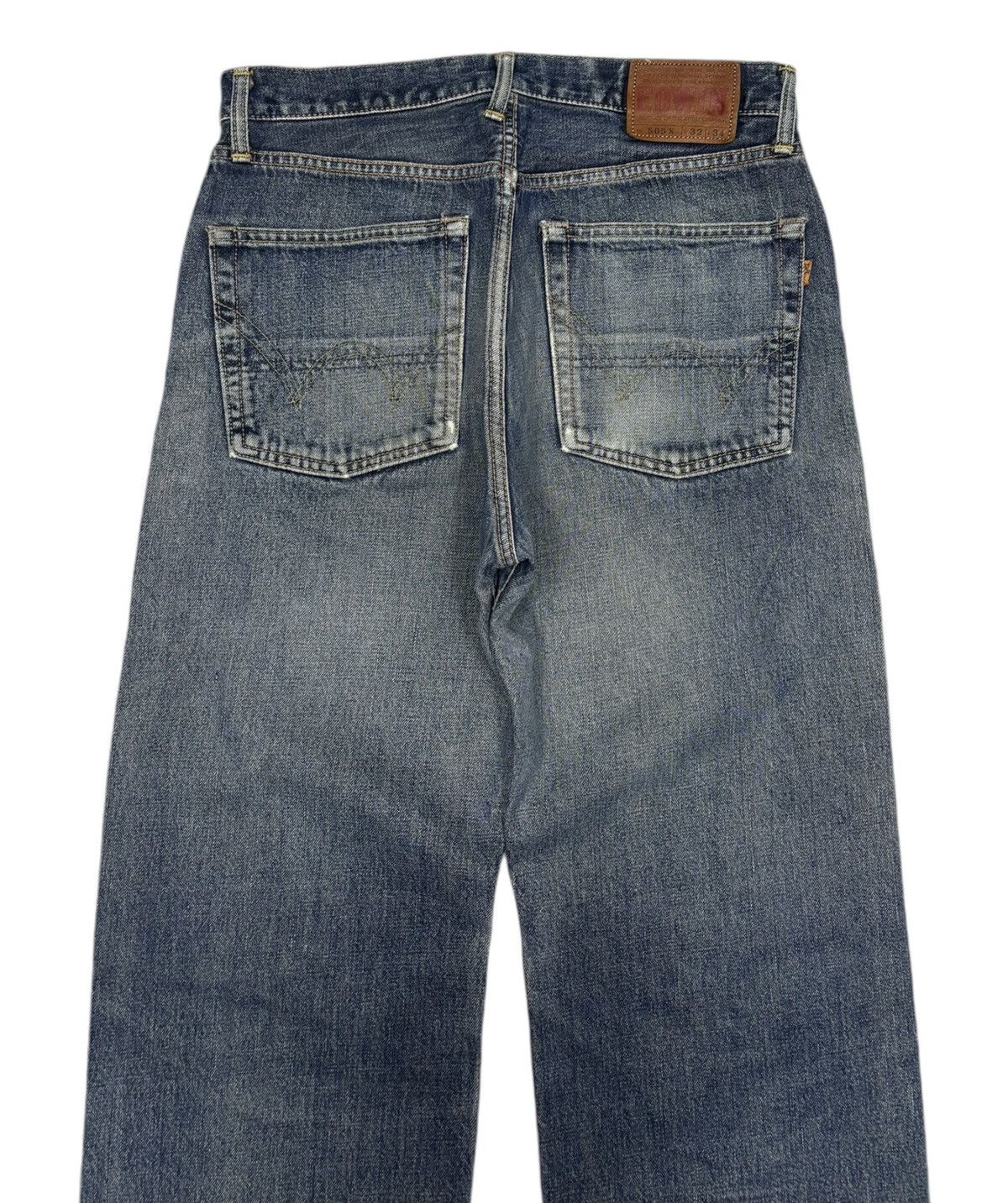 Kapital 🔥EDWIN 505x SELVEDGE BAGGY JEANS RIPPED DENIM JEANS Size US 30 / EU 46 - 4 Thumbnail