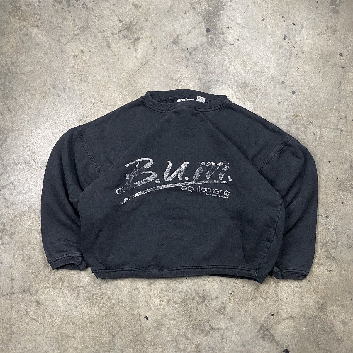 B.U.M Equipment × Vintage OG y2k BUM Equipment Baggy Boxy Crewneck Size ONE SIZE - 1 Thumbnail