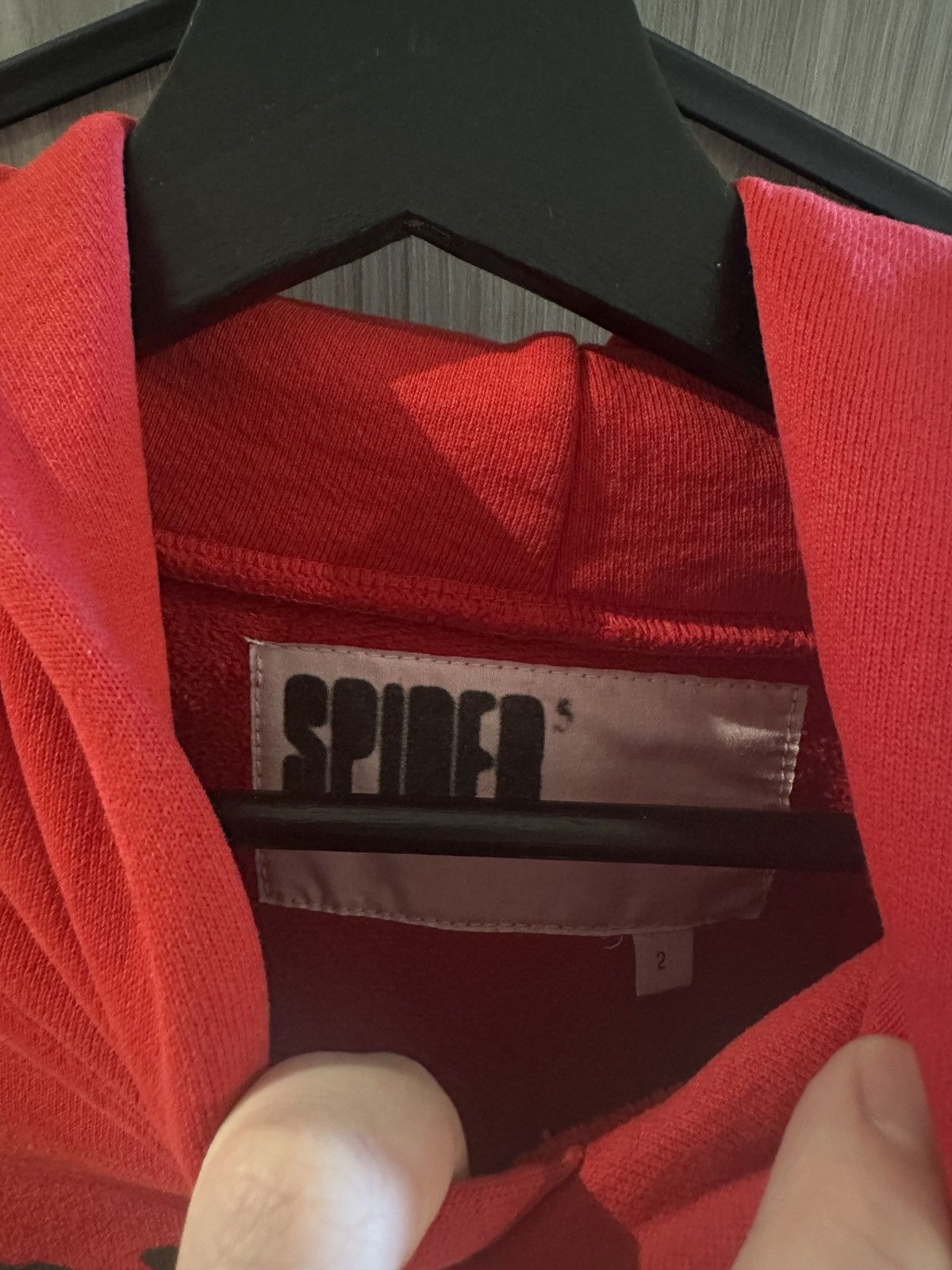 Sp5der Spider red OG hoodie Size US M / EU 48-50 / 2 - 3 Thumbnail