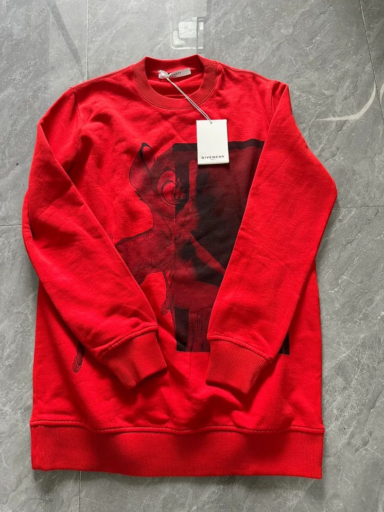 Givenchy Givenchy Red Deer Hoodie Size US XS / EU 42 / 0 - 1 Thumbnail