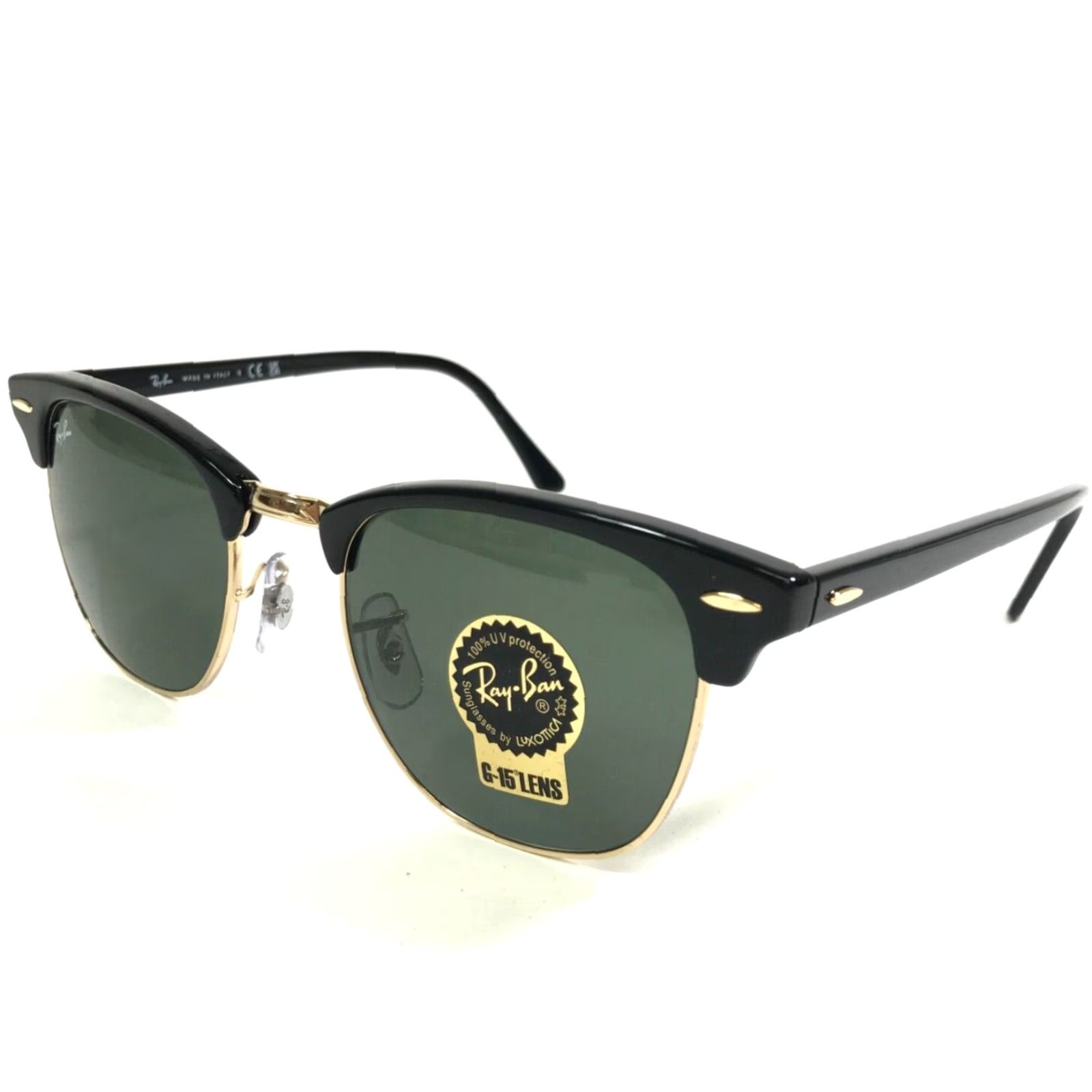 VINTAGE Ray-Ban Clubmaster Sunglasses Men's Square Acetate Metal