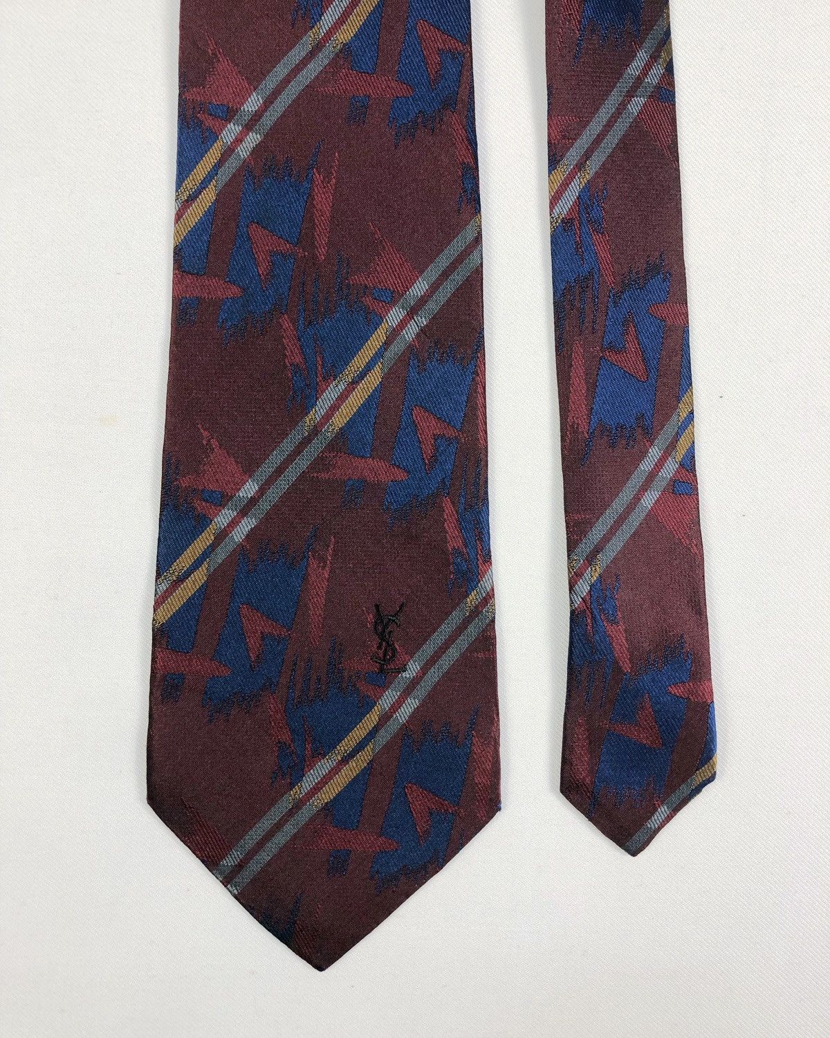 Yves Saint Laurent Rare Vintage Yves Saint Laurent YSL Silk Tie Size ONE SIZE - 3 Thumbnail