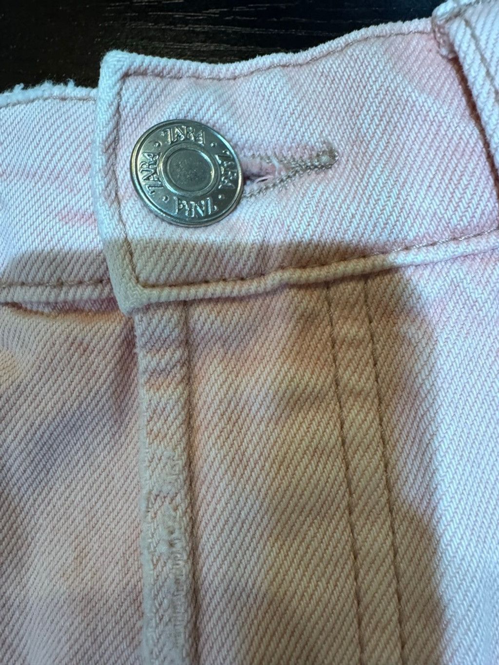 Zara Zara Pink High-Rise Denim Shorts 4 Size 27" / US 4 / IT 40 - 7 Thumbnail