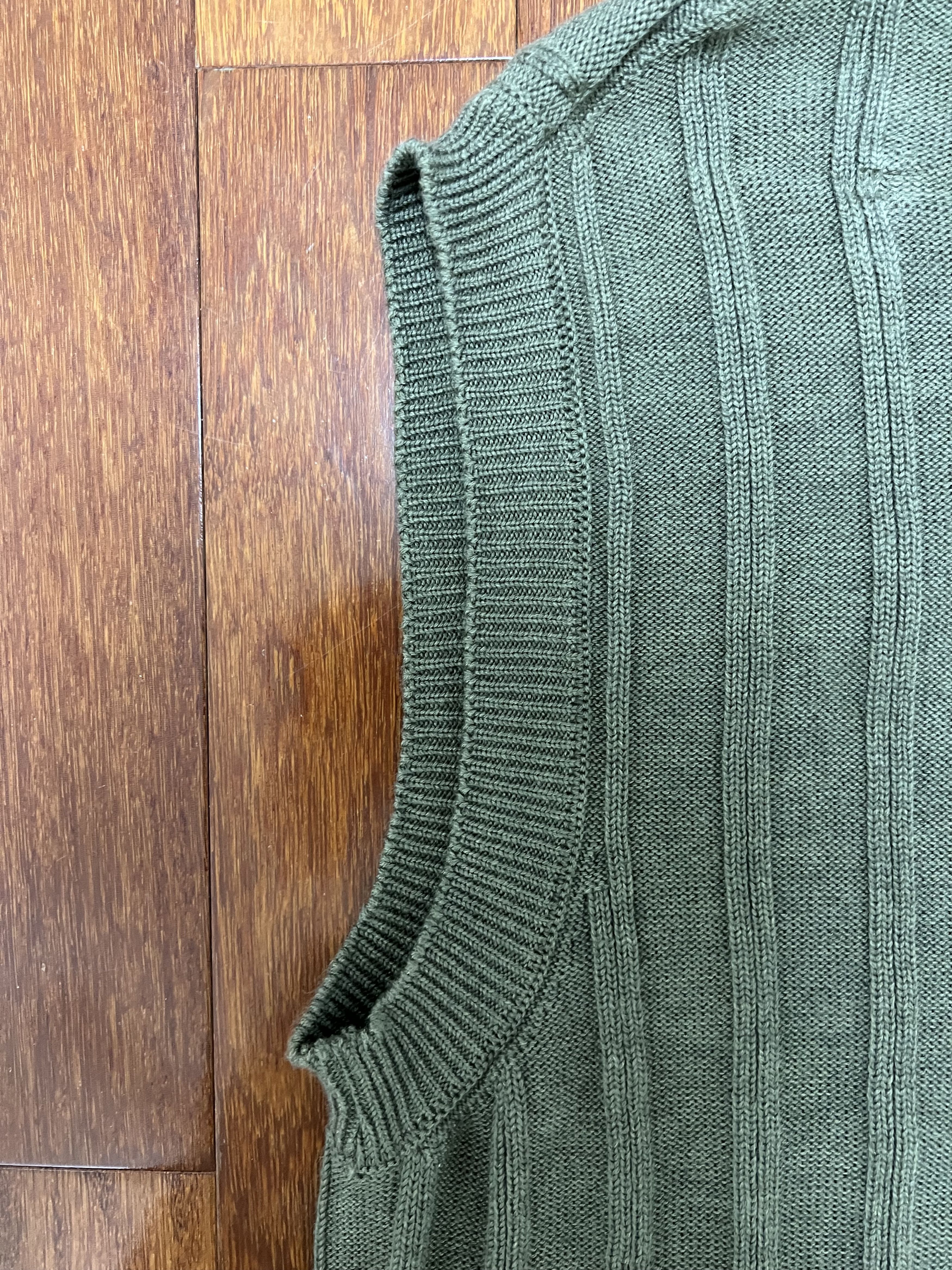 Other 💚 Thom Morison Merino Knit Vest Sage Medium NEW Size US M / EU 48-50 / 2 - 11 Thumbnail
