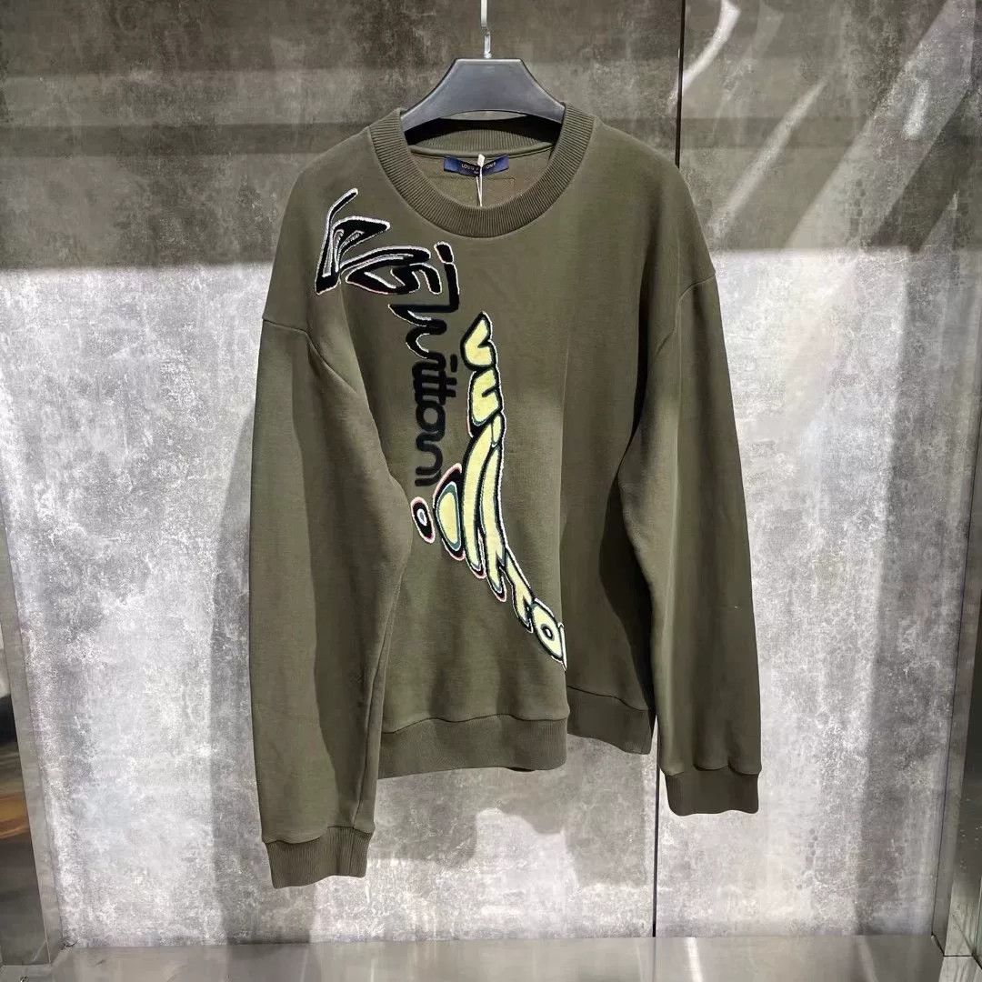 Louis Vuitton Louis Vuitton Retro Green Hoodie XL Women Size XL / US 12-14 / IT 48-50 - 1 Thumbnail