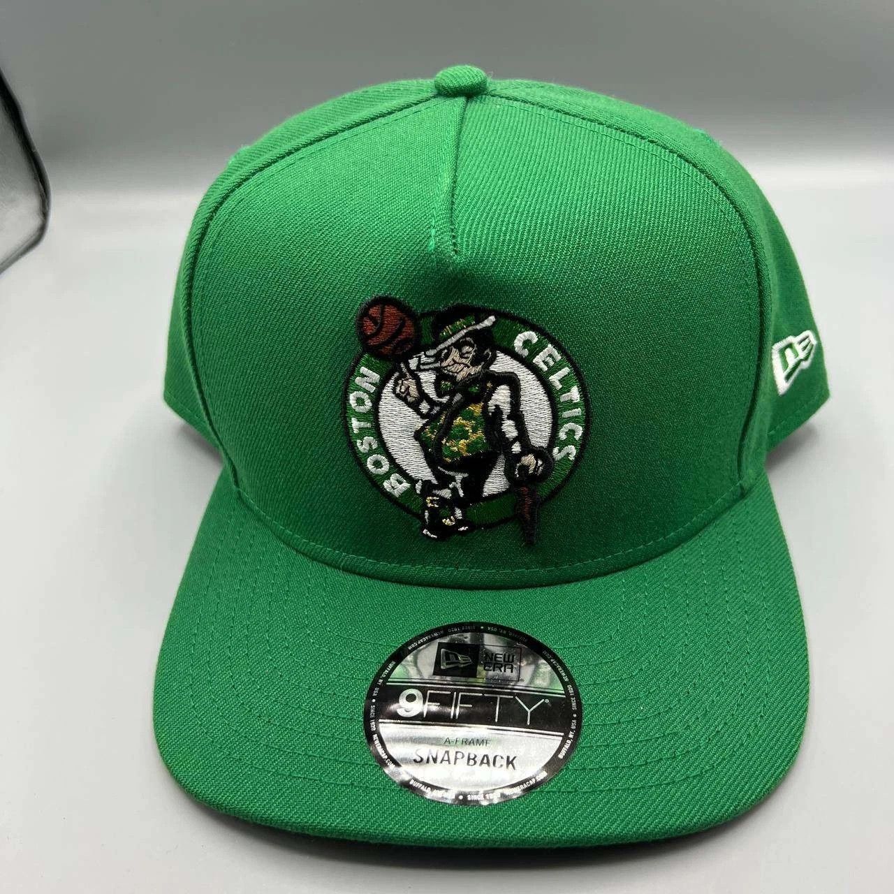 New Era Boston Celtics Hat Men Green NBA Snap Back Cap New A-Frame Size ONE SIZE - 1 Thumbnail