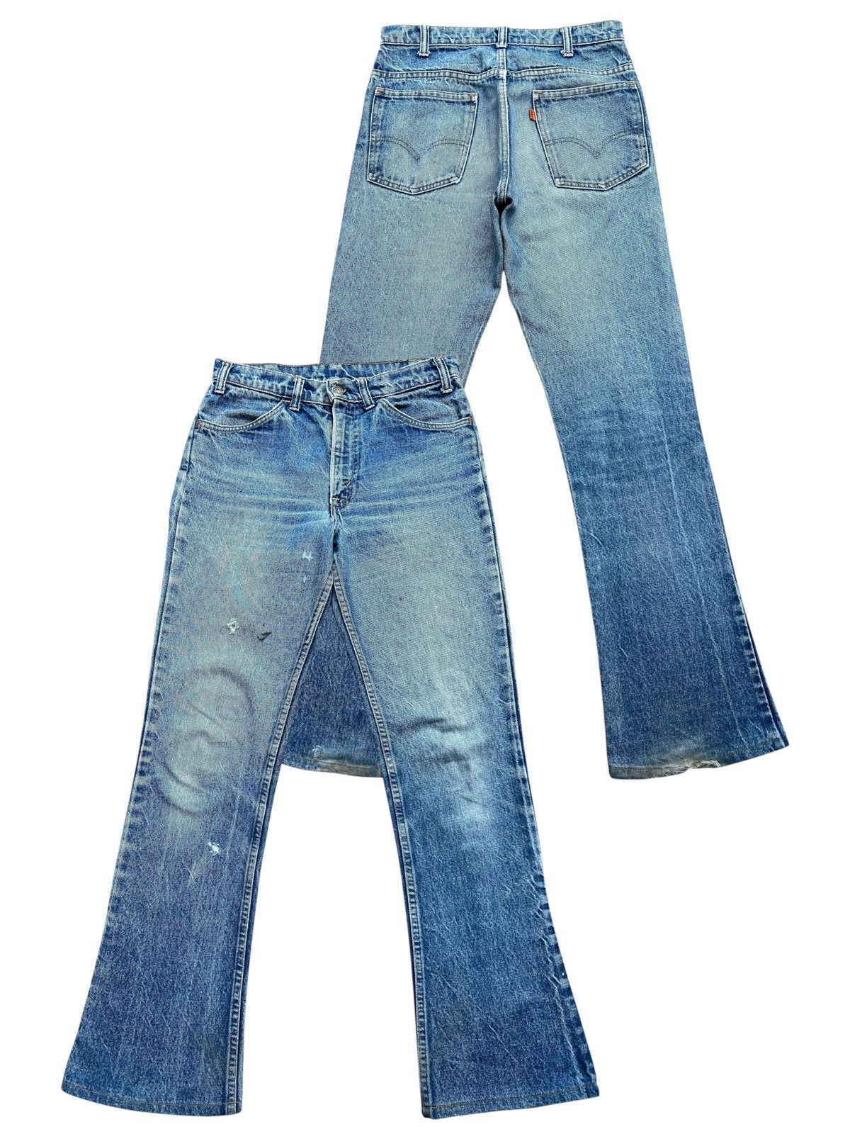 Vintage 70s Levi’s 646 Bootcut Denim Jeans 30x31 Button 16