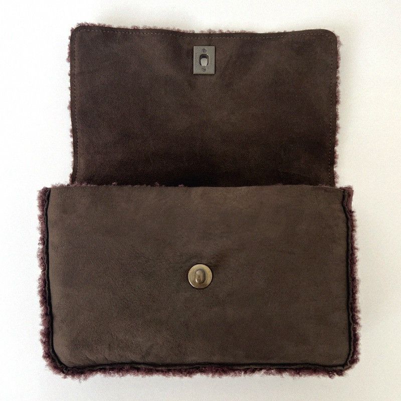 Chanel Chanel Vintage Mustang Wool Clutch Bag Size ONE SIZE - 8 Thumbnail