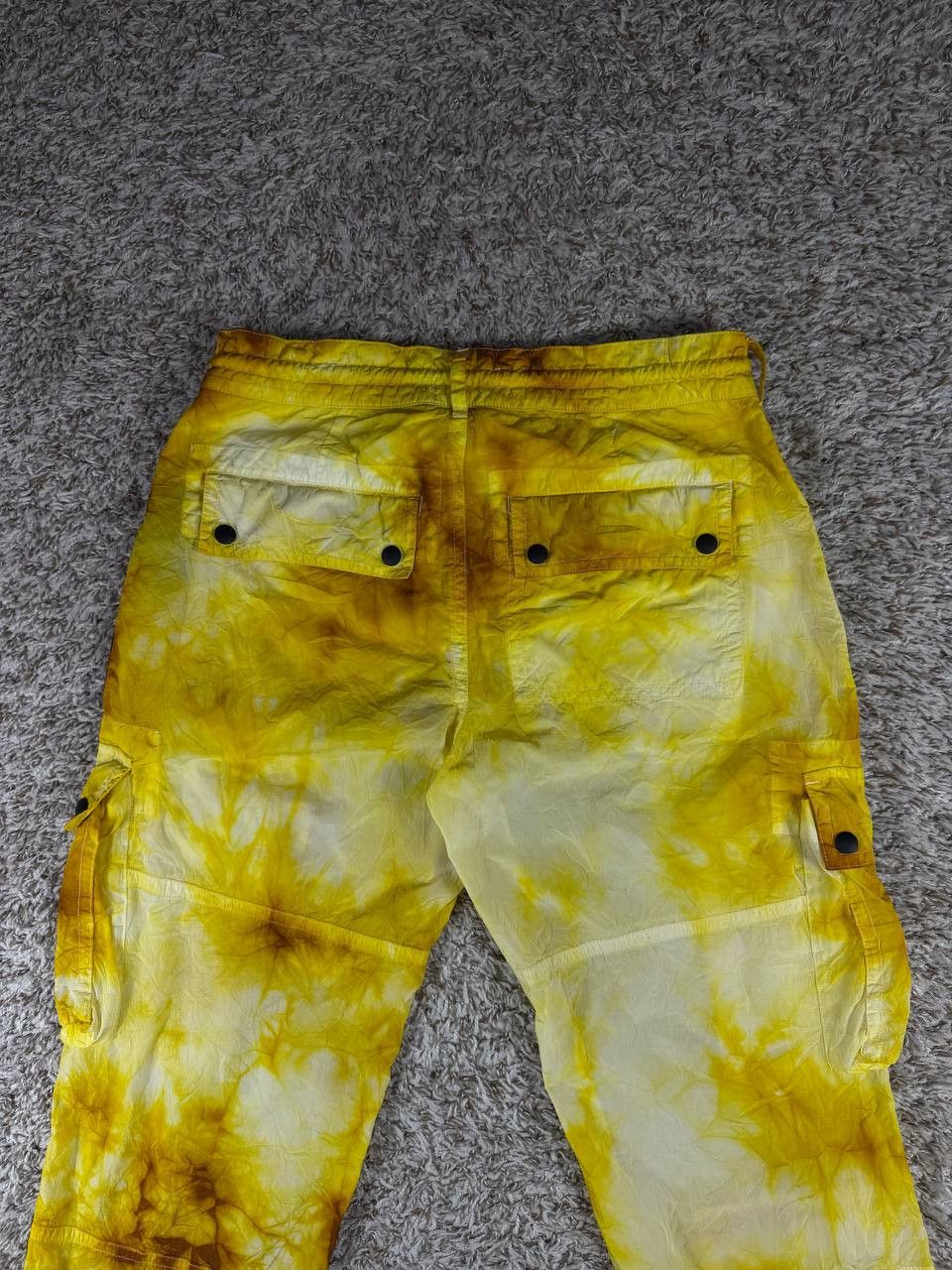 Palm Angels Palm Angels Tie-Dye Shell Cargo Pants Yellow Size US 30 / EU 46 - 14 Thumbnail