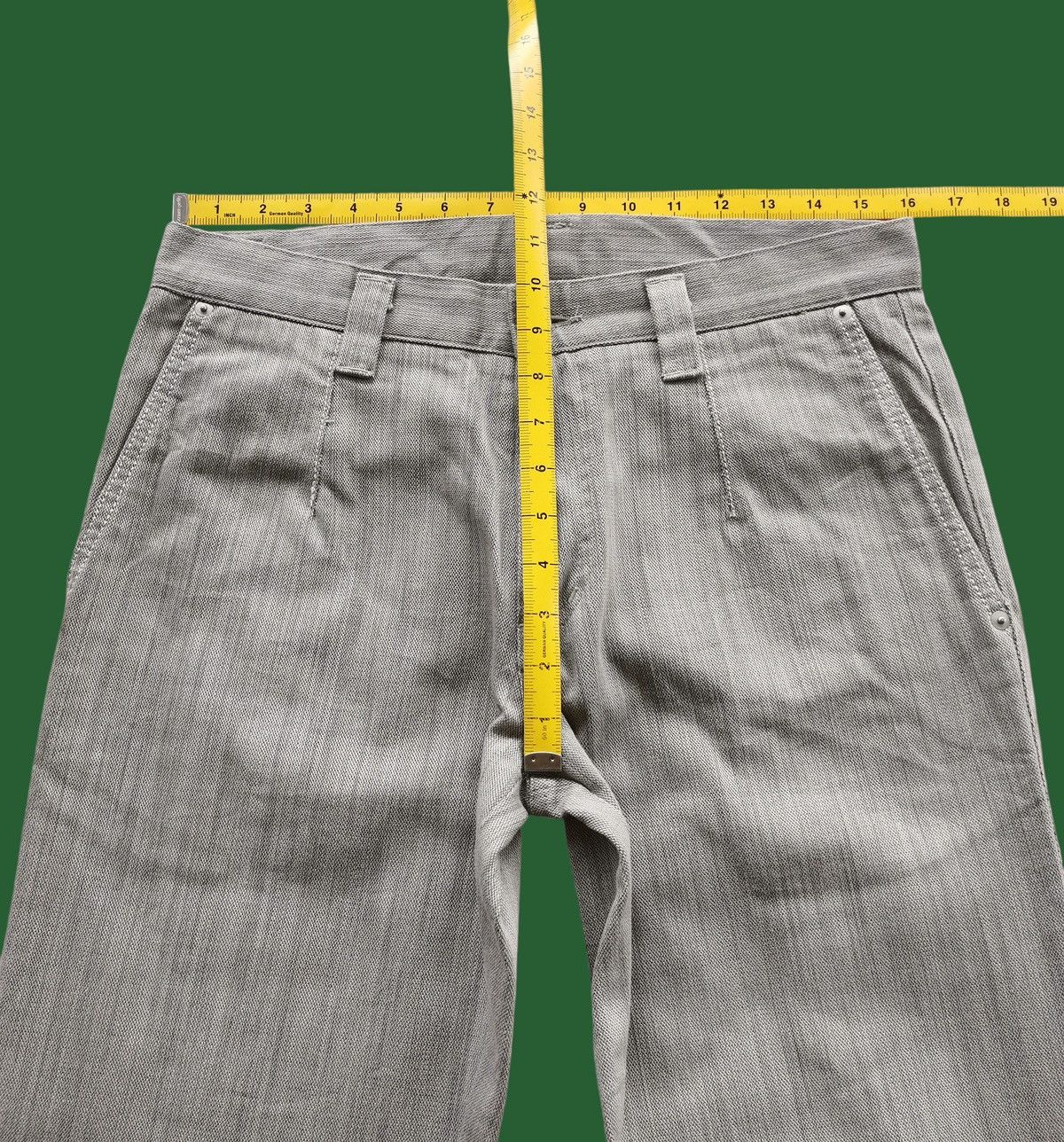 If Six Was Nine Taka-Q Japan Twist Leg Bootcut Stripe Pants Size US 32 / EU 48 - 9 Thumbnail